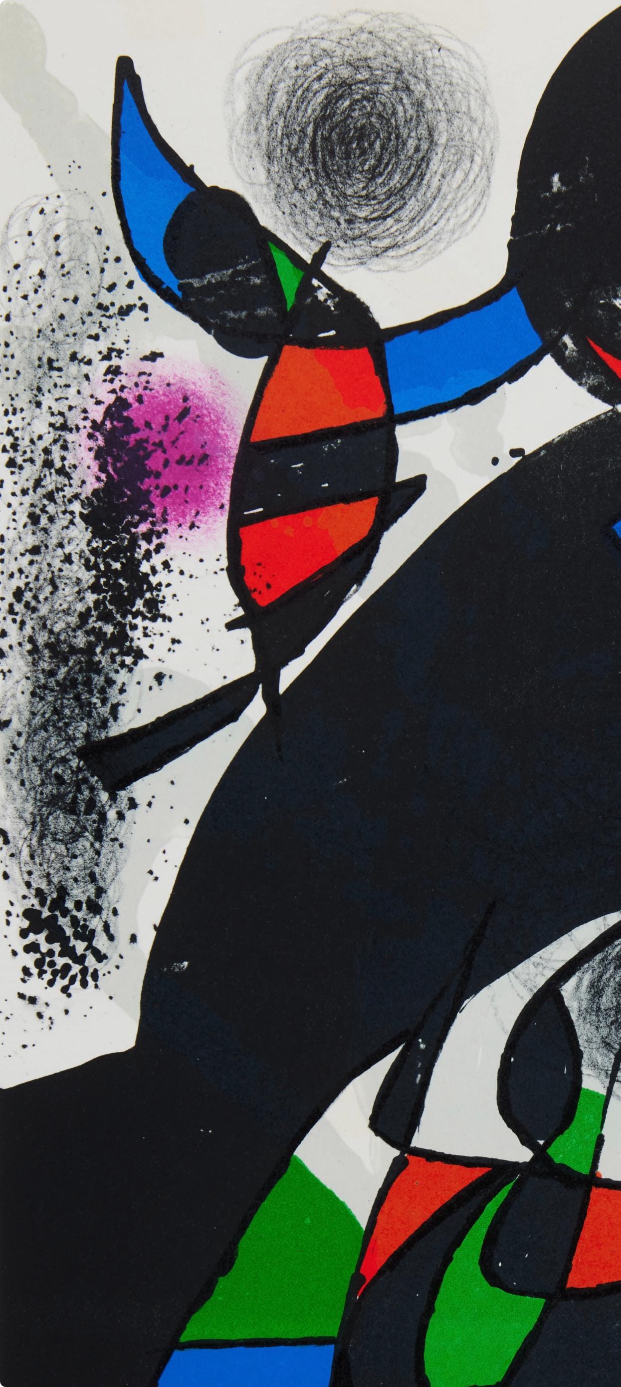 Joan Miró, Composition (Cramer 1080), San Lazzaro et ses Amis, XXe Siècle, Limited Edition Lithograph