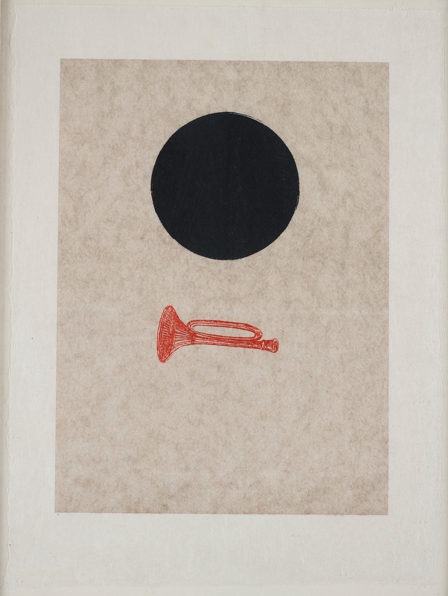 Max Ernst, Composition (Spies/Leppien 218), La Ballade du Soldat, Limited Edition Lithograph