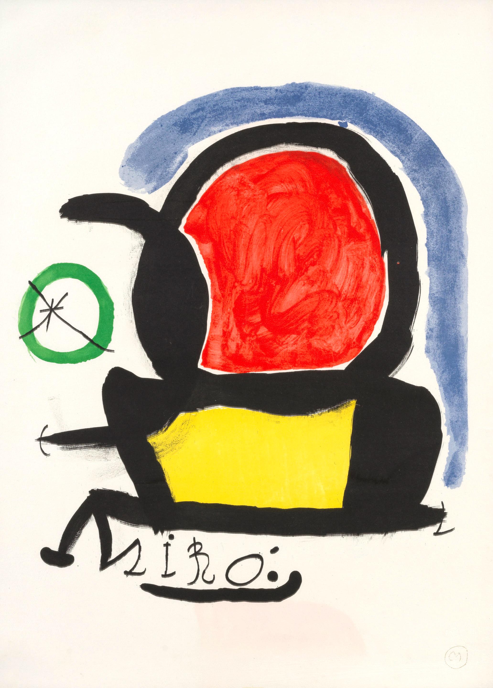 Joan Miró, Composition (Mourlot 686), El tapís de Tarragona, Limited Edition Lithograph