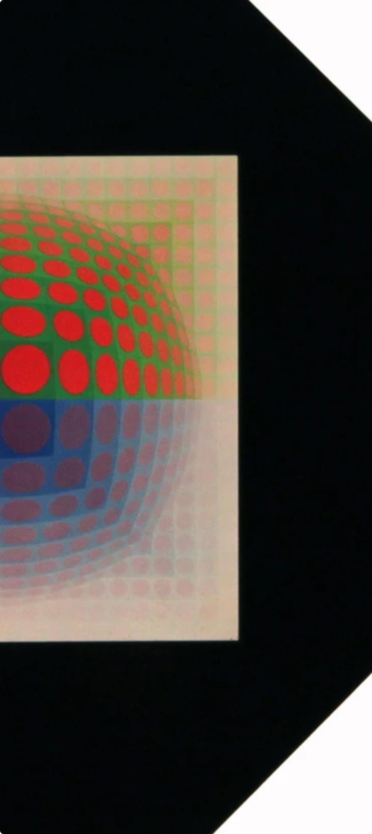 Victor Vasarely, Composition, Vega, Limited Edition Héliogravure