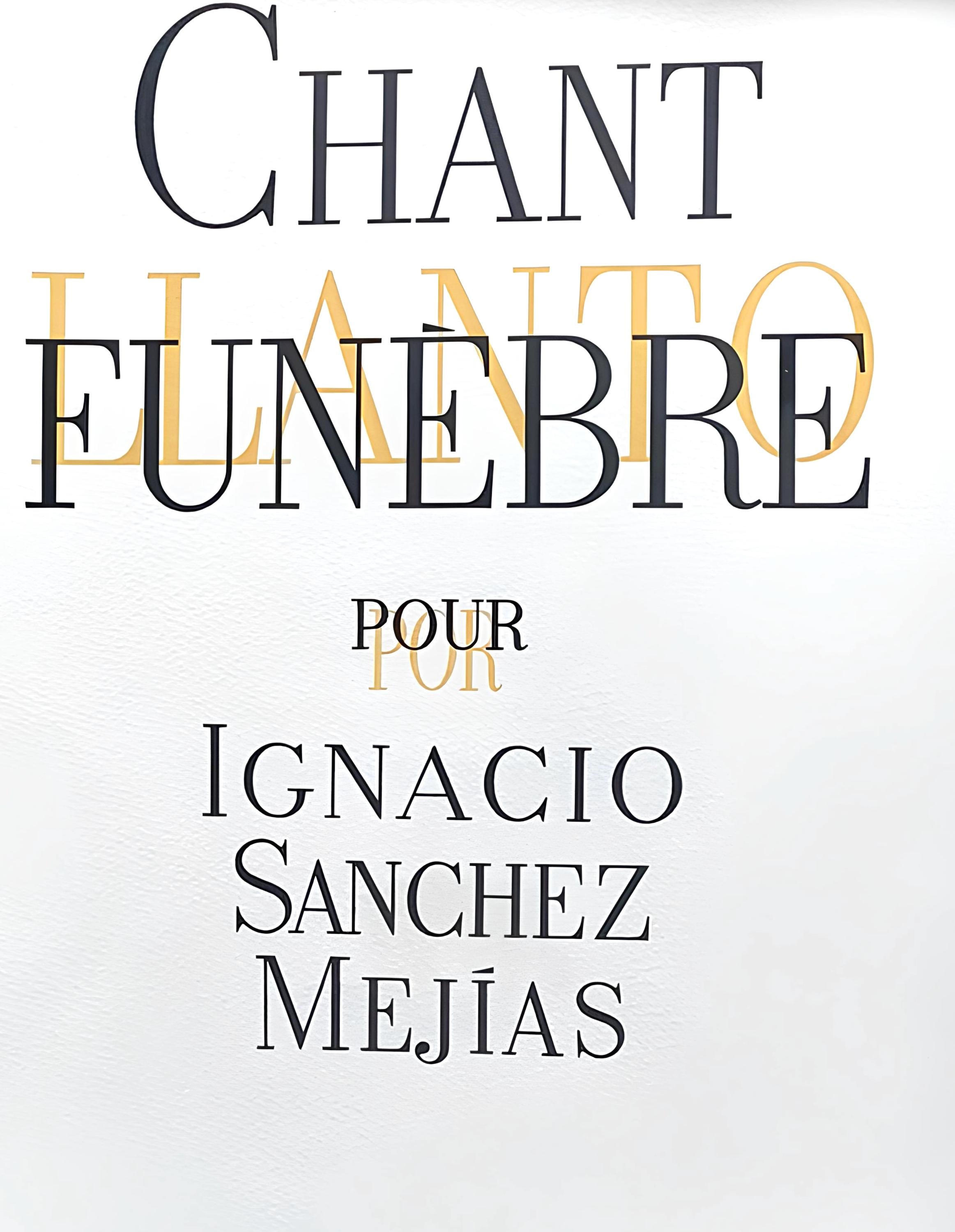 Pablo Picasso, Composition, Chant funèbre pour Ignacio Sanchez Mejías, Limited Edition Lithograph