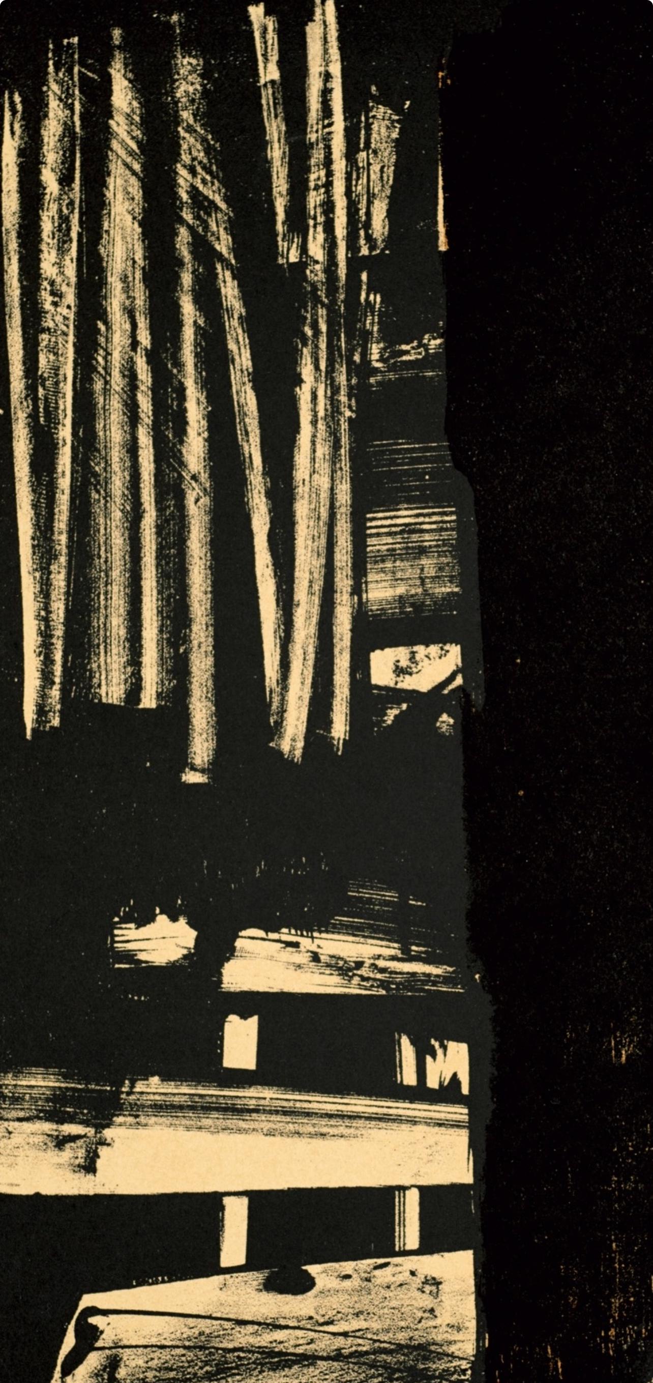 Pierre Soulages, Lithographie n.9 (Rivière 9; Encrevé et Miessner 54), XXe siècle, Limited Edition Lithograph