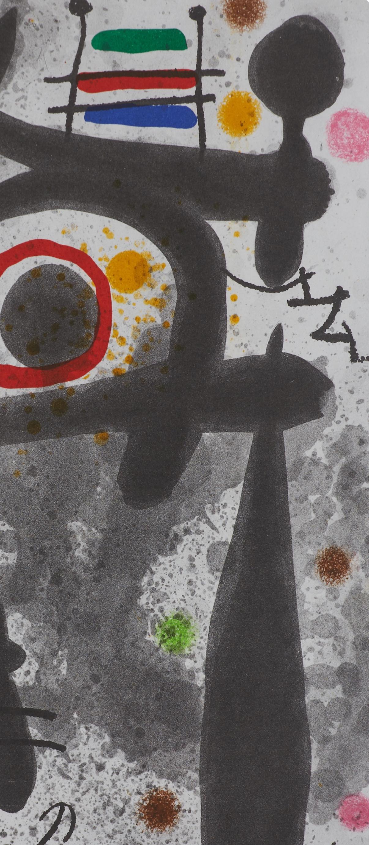 Joan Miró, Composition, Derrière le miroir, Limited Edition Lithograph