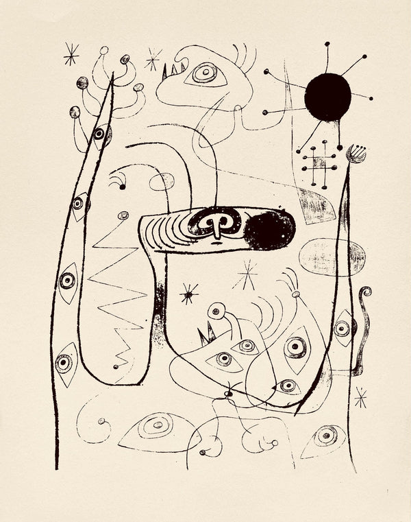 Joan Miró, Composition, The Prints of Joan Miro, Limited Edition Etching