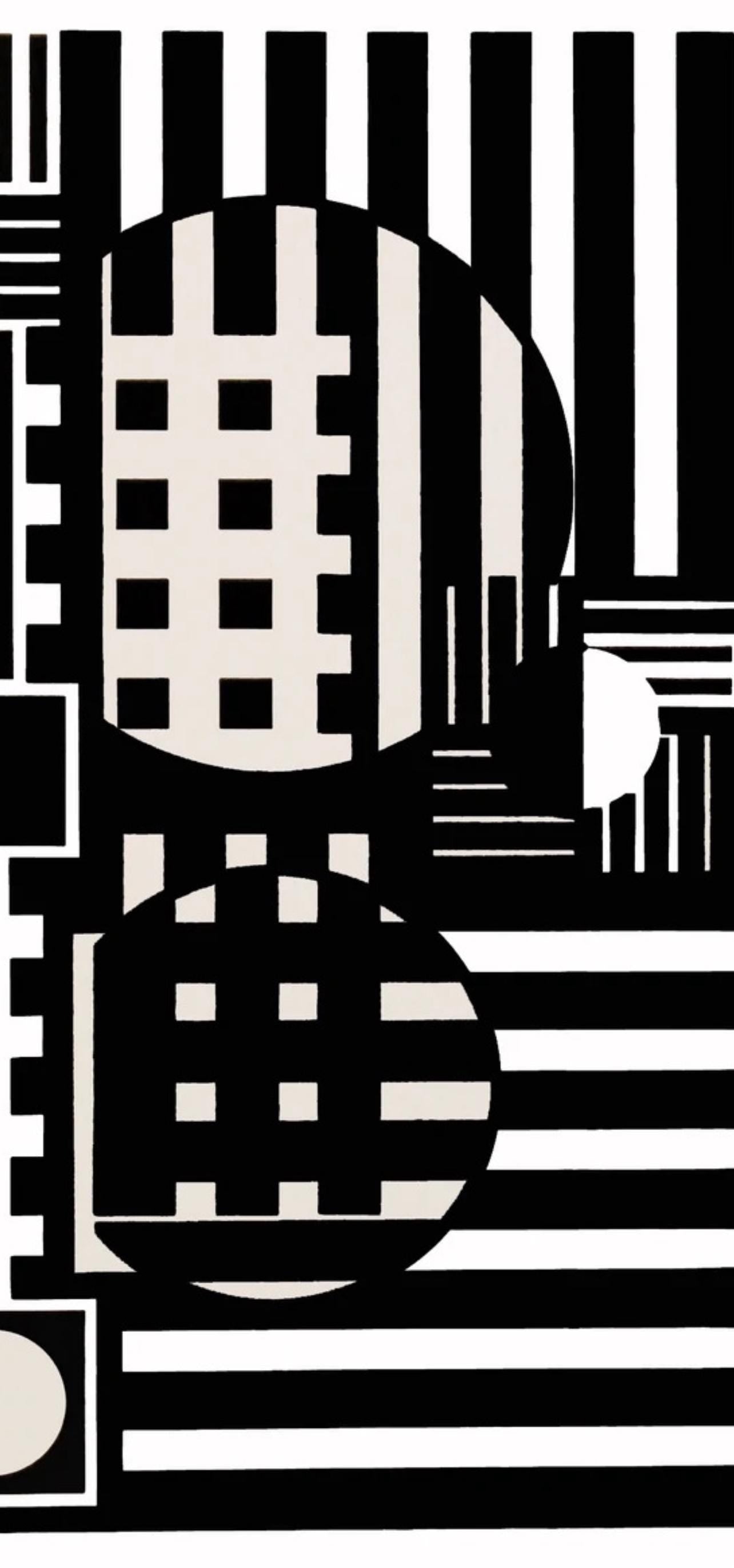 Victor Vasarely, Composition, Croisées, Limited Edition Héliogravure