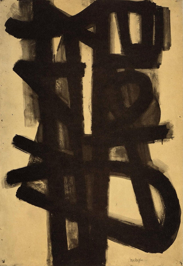 Pierre Soulages, Composition, Pierre Soulages, Peintres d'aujourd'hui, Limited Edition Lithograph