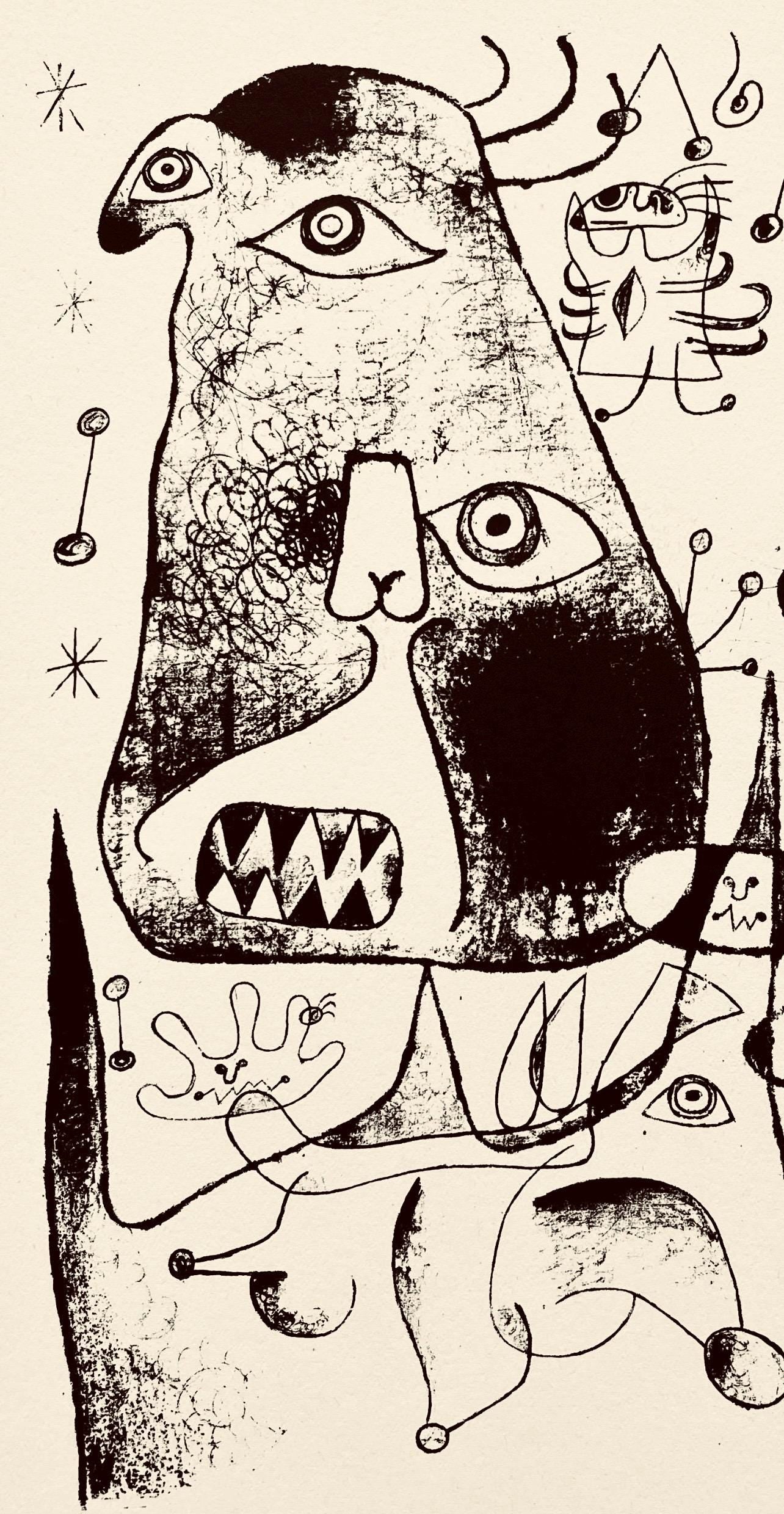 Joan Miró, Composition, The Prints of Joan Miro, Limited Edition Etching
