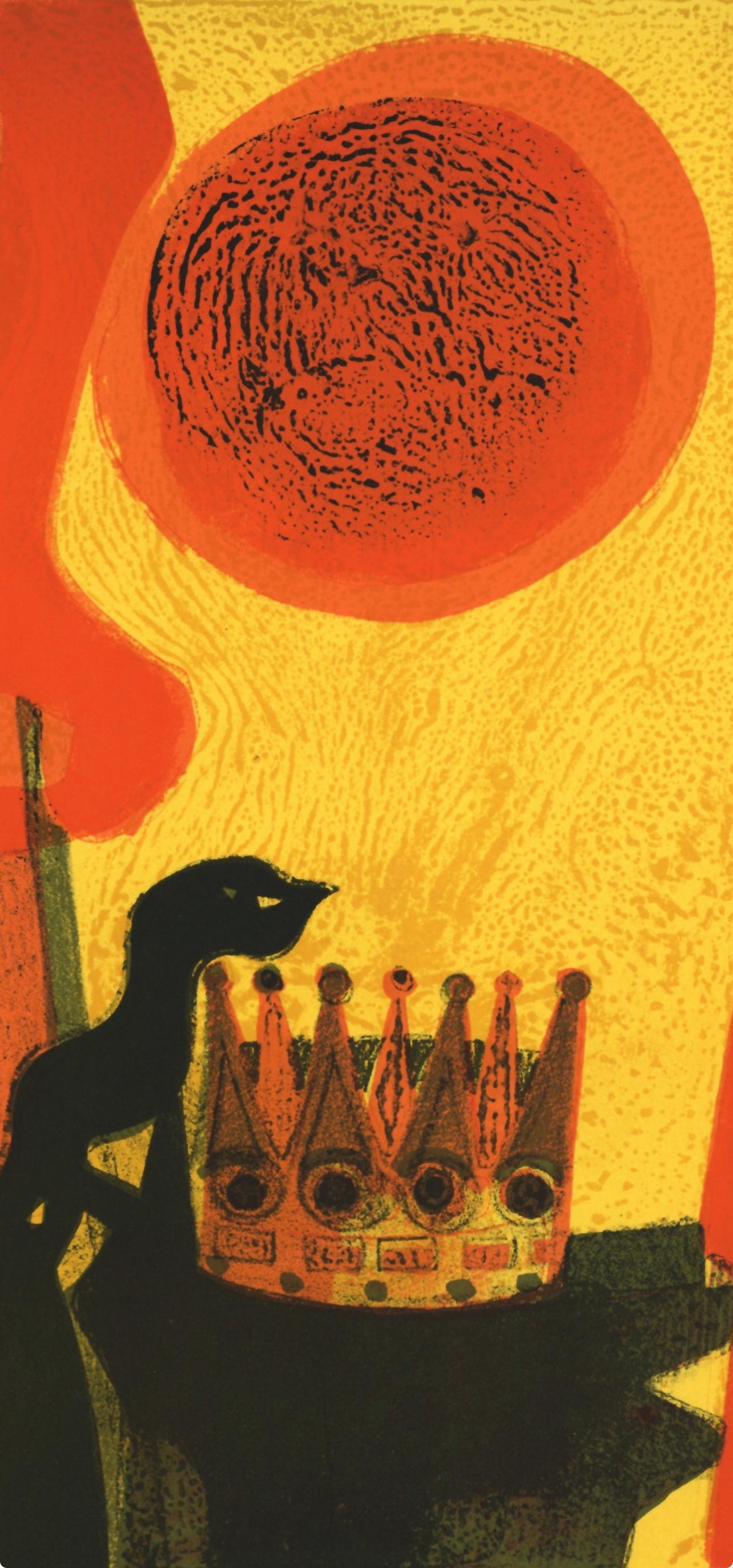 André Minaux, Composition, L'Odyssée, Limited Edition Lithograph