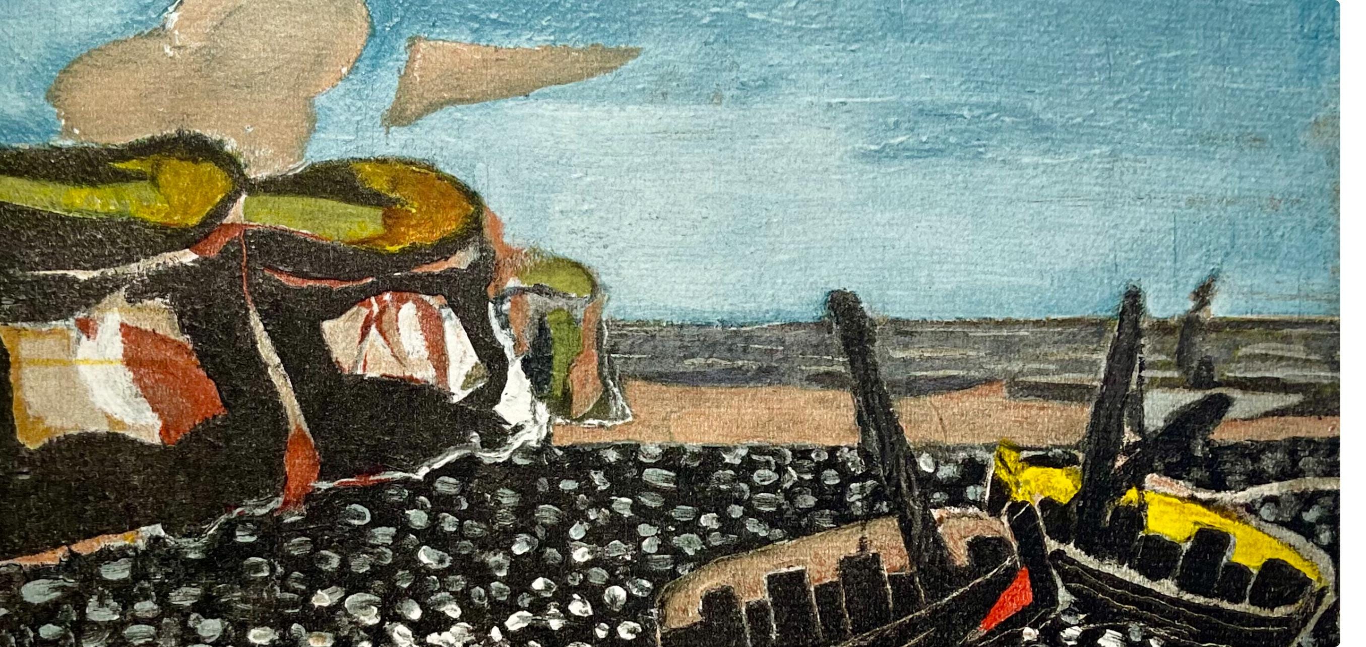 Georges Braque, Les barques bleues, Varengeville, Limited Edition Lithograph