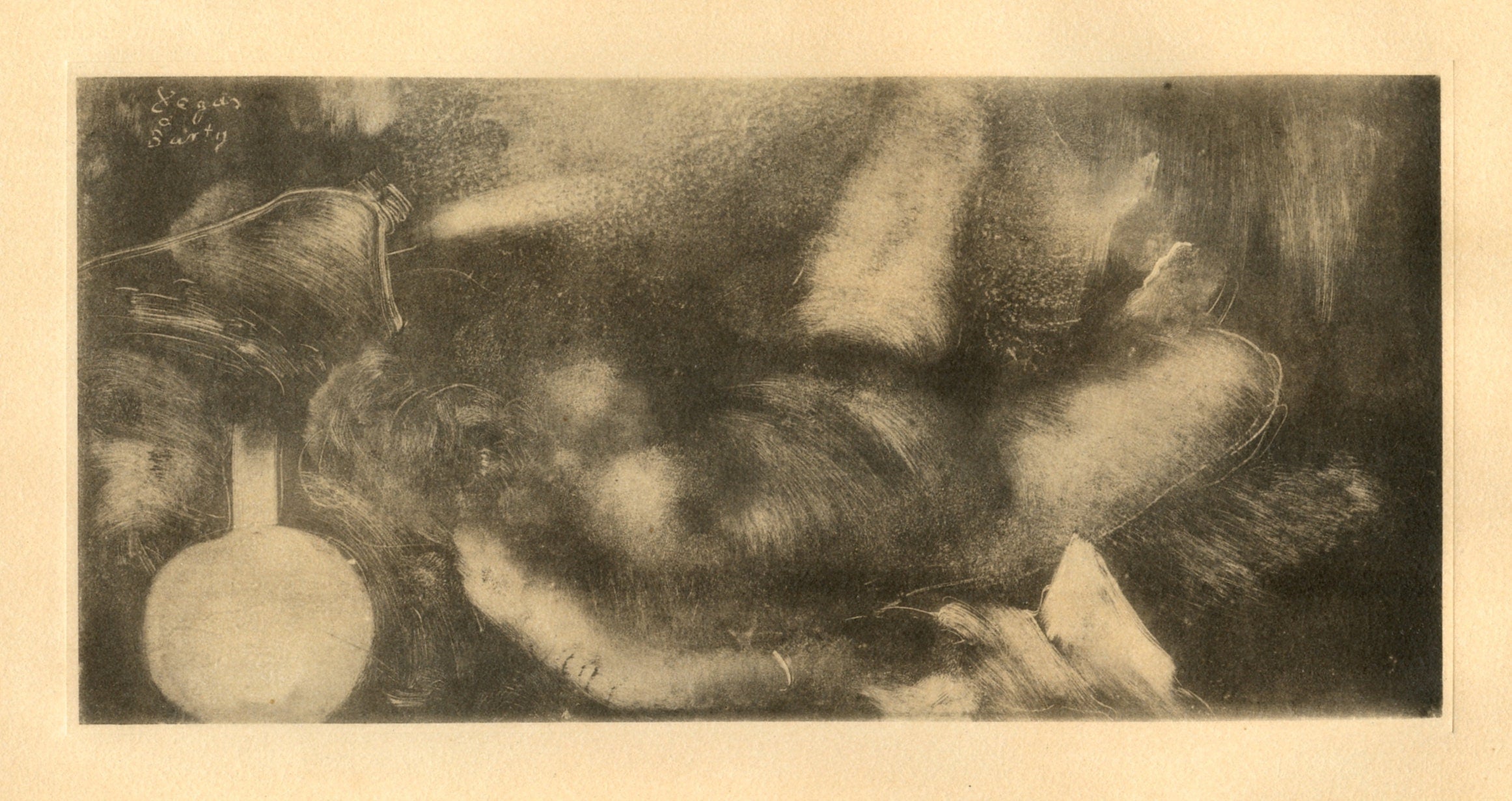 Edgar Degas, Nu couche, E. Degas Monotypes, Limited Edition Monotype