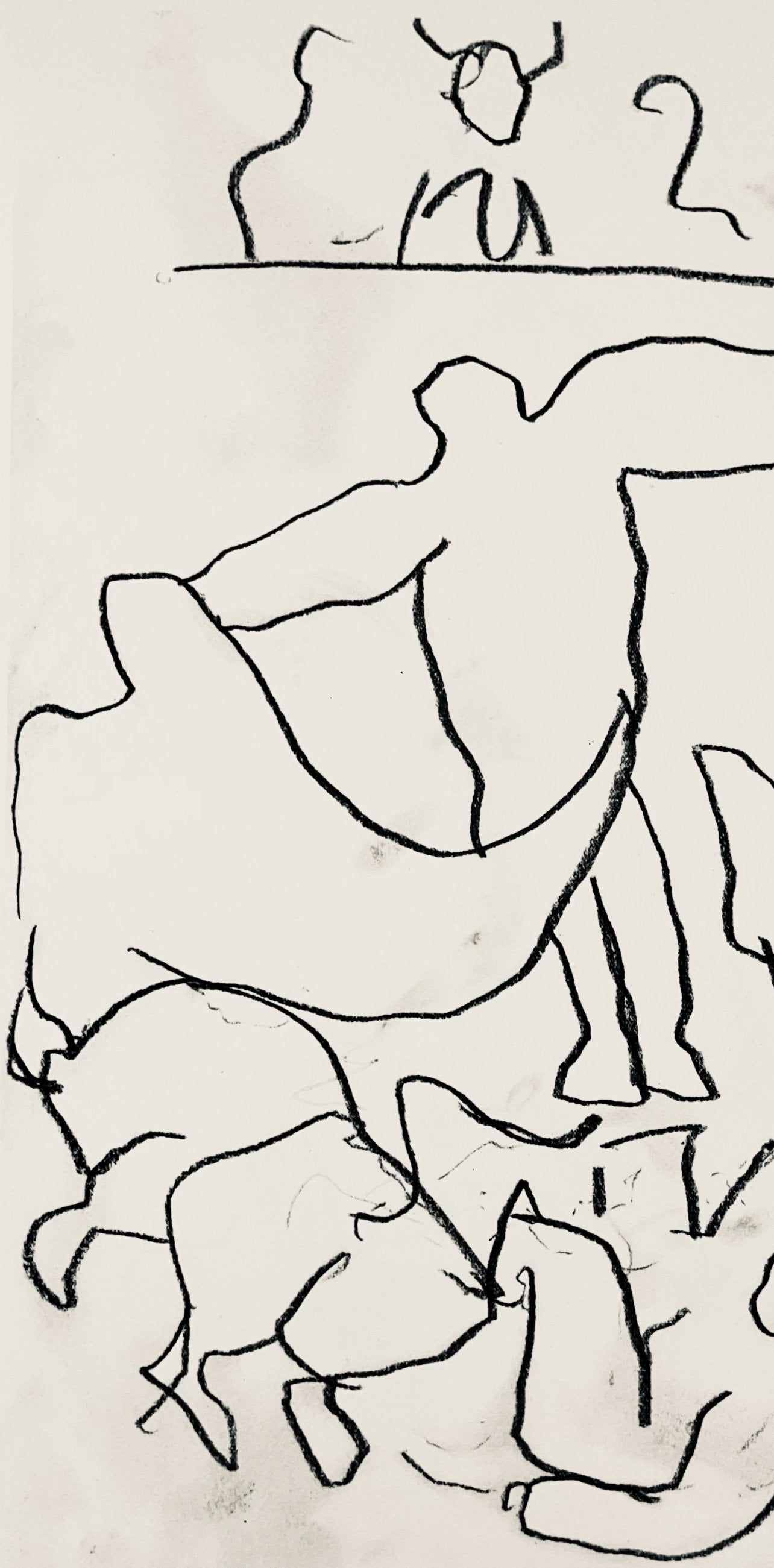 Pablo Picasso, Composition (Bloch 1276; Czwiklitzer 23), Toros y Toreros, Limited Edition Lithograph