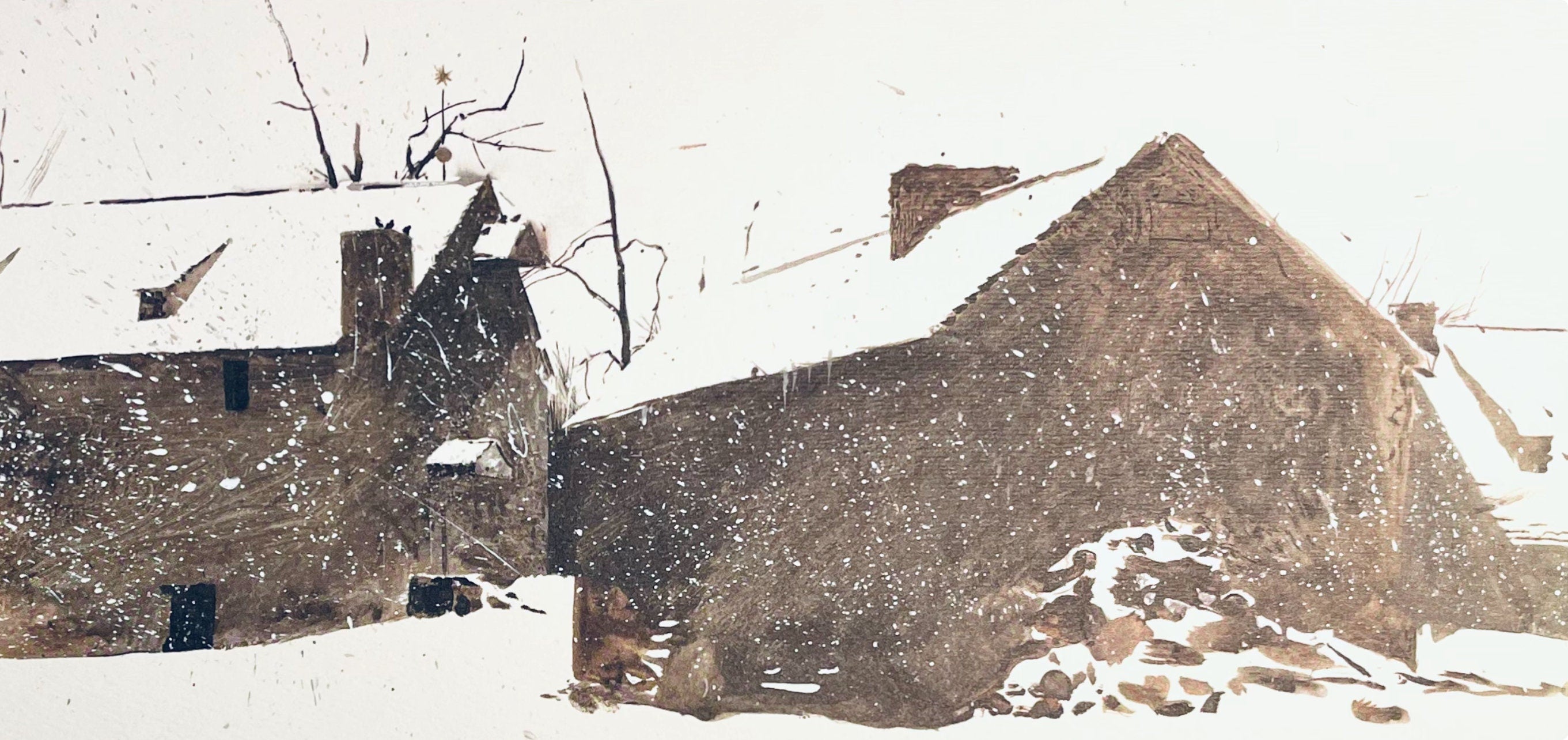 Andrew Wyeth, Brinton’s Mill, The Four Seasons, Limited Edition Lithograph