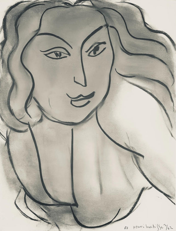 Henri Matisse, Série O, var. 1 (Duthuit 9), Henri Matisse, Dessins, Thèmes et variations, Limited Edition Lithograph