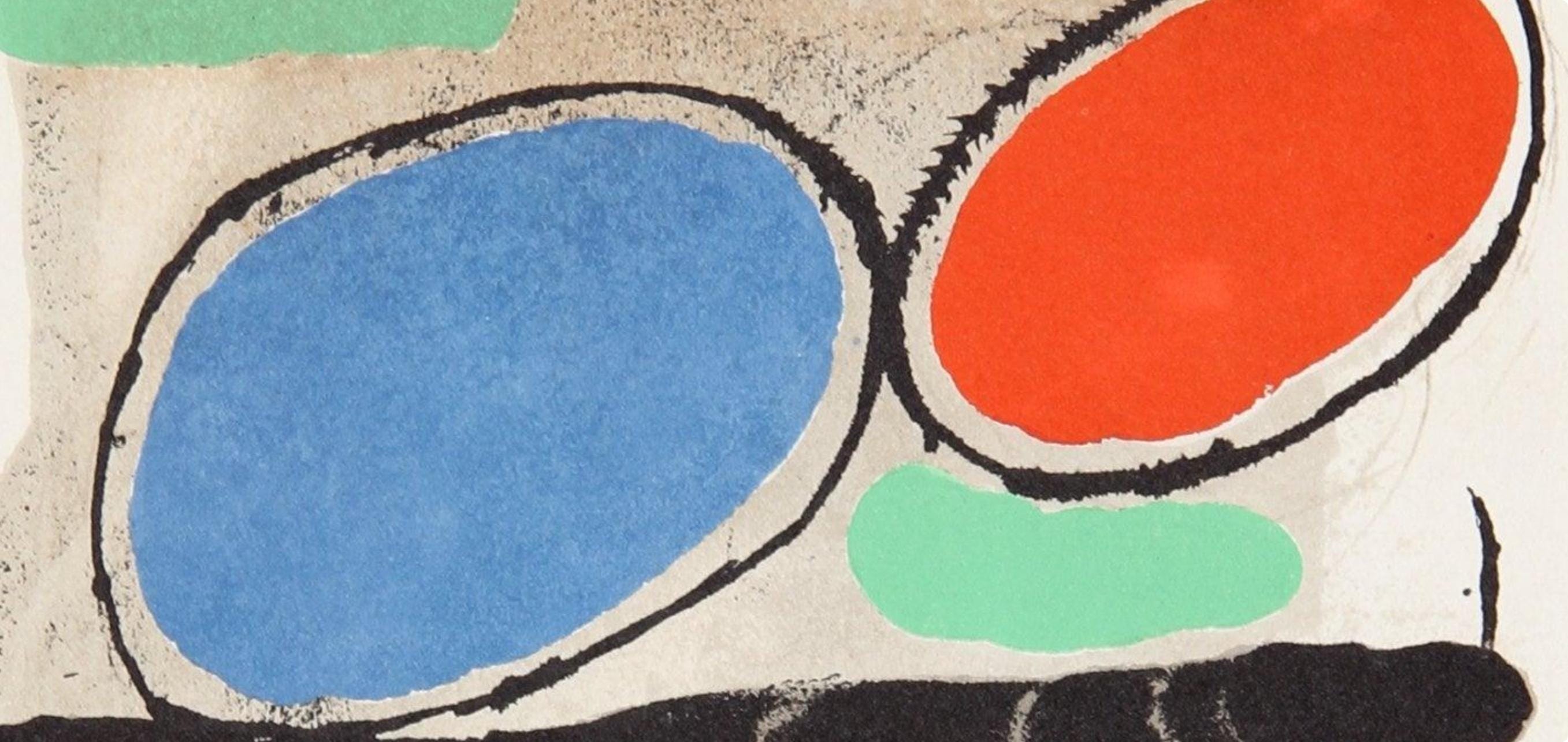 Joan Miró, Composition (Mourlot 872-881; Cramer 164), El tapís de Tarragona, Limited Edition Lithograph