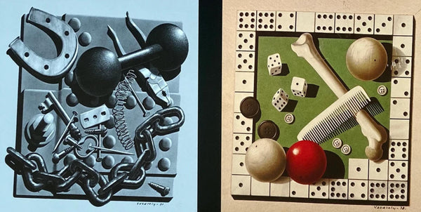 Victor Vasarely, Composition, Graphismes I, Limited Edition Héliogravure