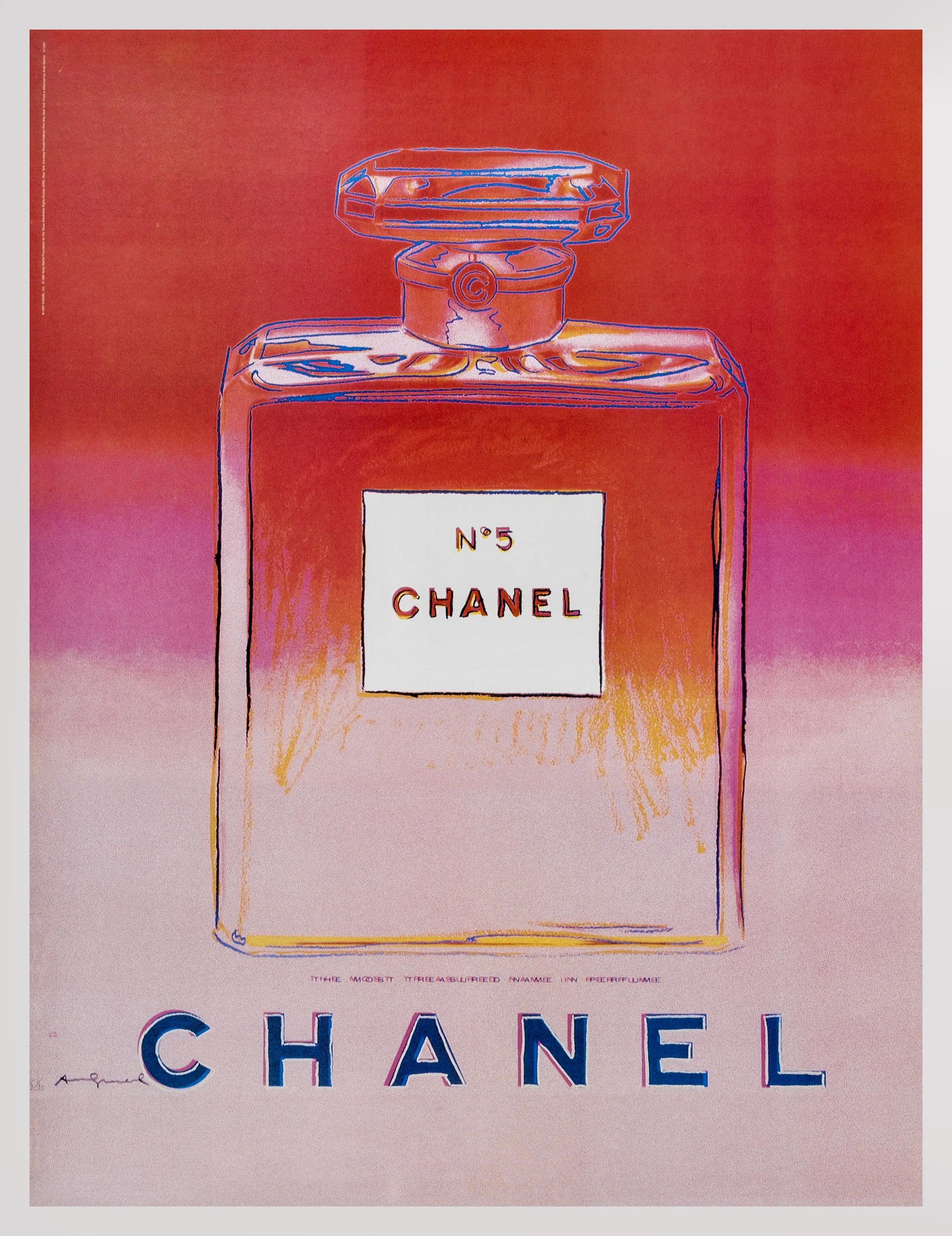 Andy Warhol, Chanel No. 5, Suite of Four, Official Edition Chanel Ltd. Advertising Campaign Lithographs, 1997