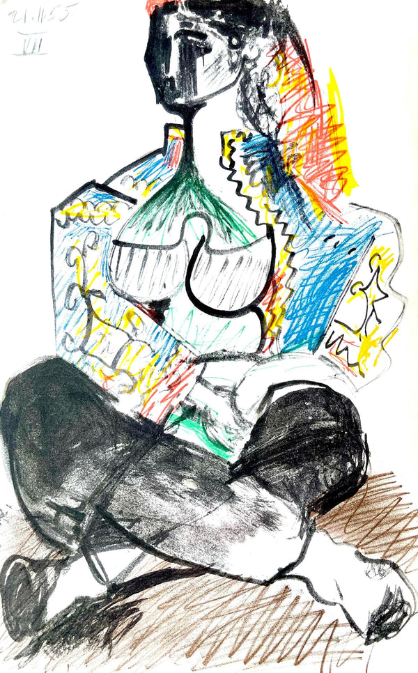 Pablo Picasso, Composition (Cramer 101), Carnet de la Californie, Limited Edition Lithograph