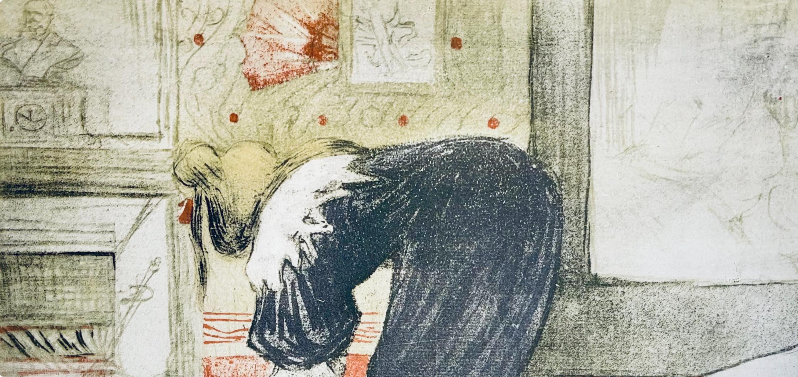 Henri de Toulouse-Lautrec, Composition, Images de Lautrec, 21 Planches en Couleurs, Collezione dell'Obelisco, Limited Edition Lithograph