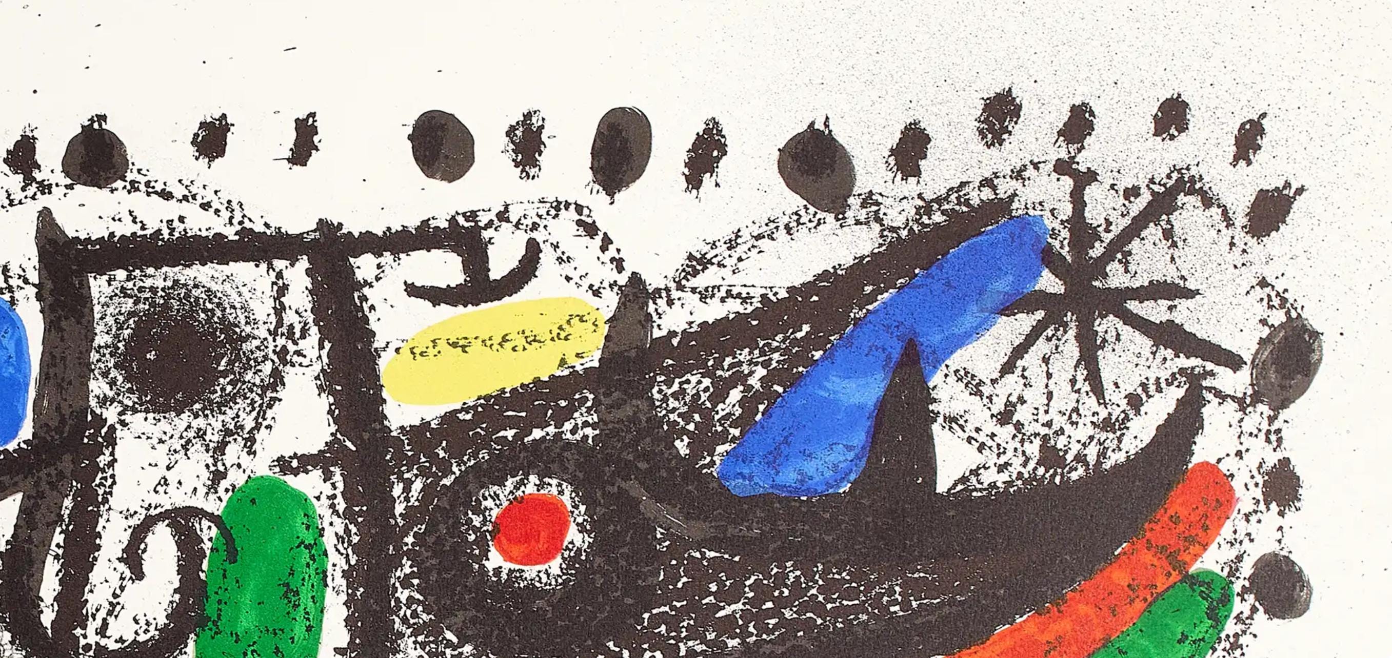 Joan Miró, Composition (Mourlot 667), Limited Edition Lithograph