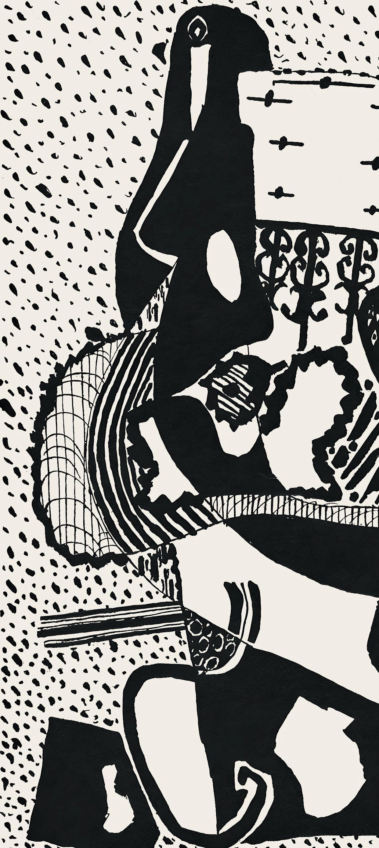 Pablo Picasso, Composition (Monod 10485), Hélène chez Archive de Illustrations de Pablo Picasso, Limited Edition Woodcut