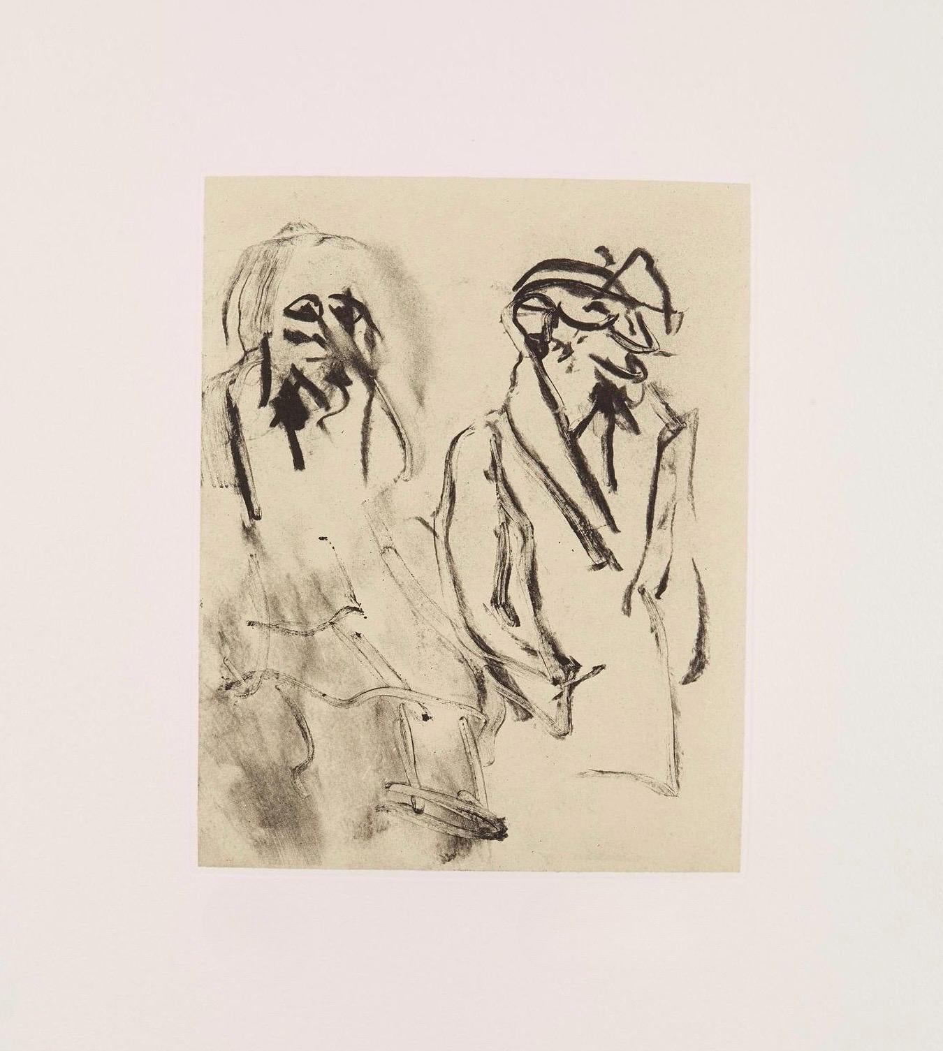 Willem de Kooning, Composition, Poems, Limited Edition Lithograph