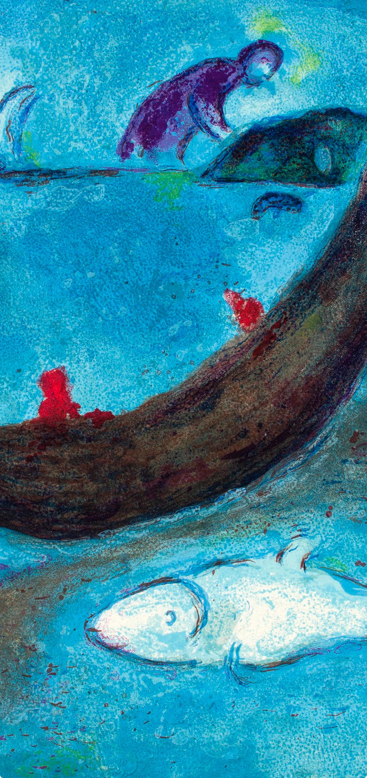 Marc Chagall, Le Dauphin mort et les trois cent écus, Daphnis et Chloé, Limited Edition Héliogravure
