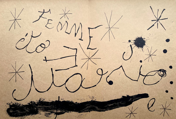 Joan Miró, Composition (Cramer 102; Mourlot 428-449), Derrière le miroir, Limited Edition Lithograph