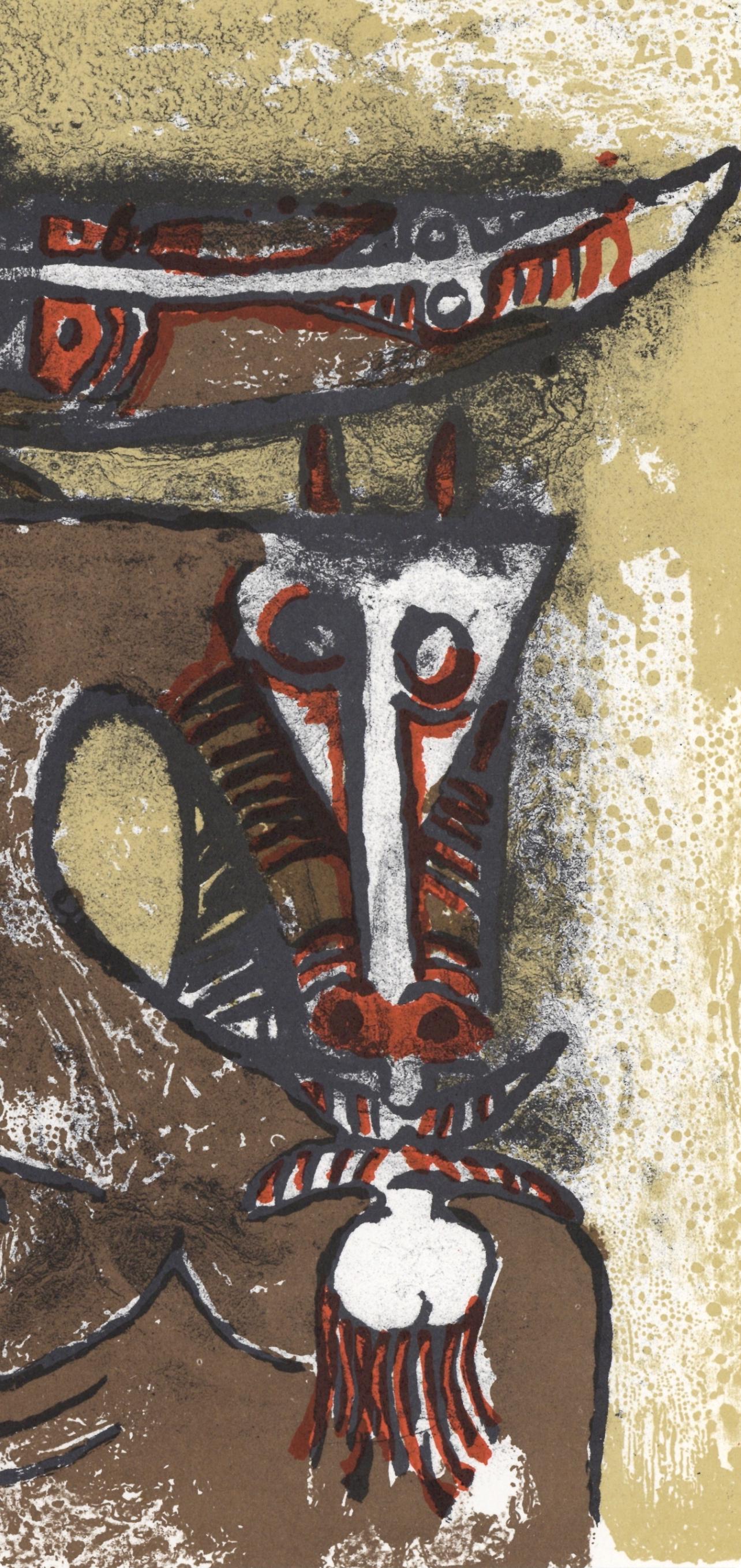 Wifredo Lam 林飛龍, Composition, XXe siècle, Limited Edition Lithograph