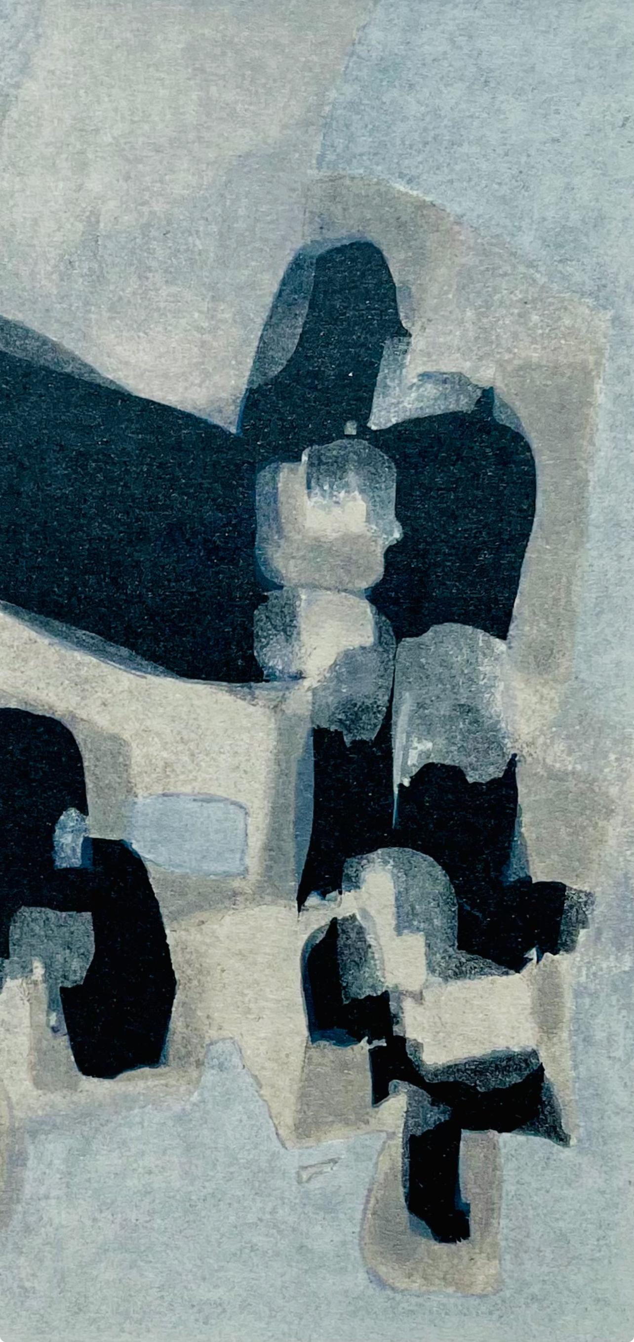 Raoul Ubac, Composition, Derrière le miroir, Limited Edition Lithograph