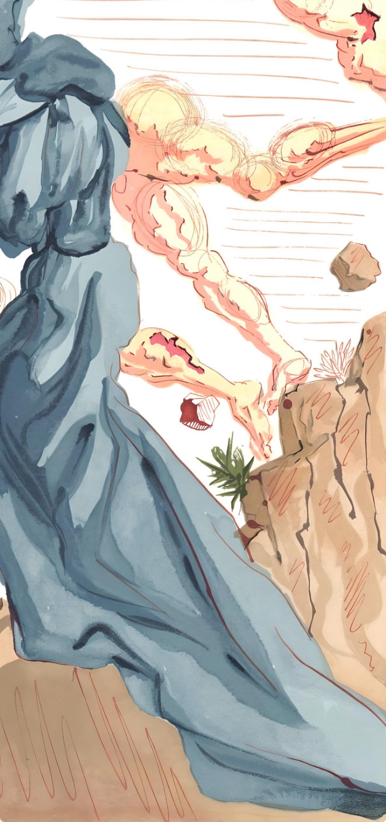 Salvador Dali, The Seducers (Michler/Löpsinger 1039-1138; Field 189-200), La Divine Comédie, Limited Edition Woodcut