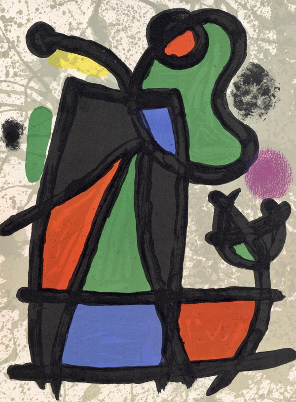 Joan Miró, Composition, Derrière le miroir, Limited Edition Lithograph