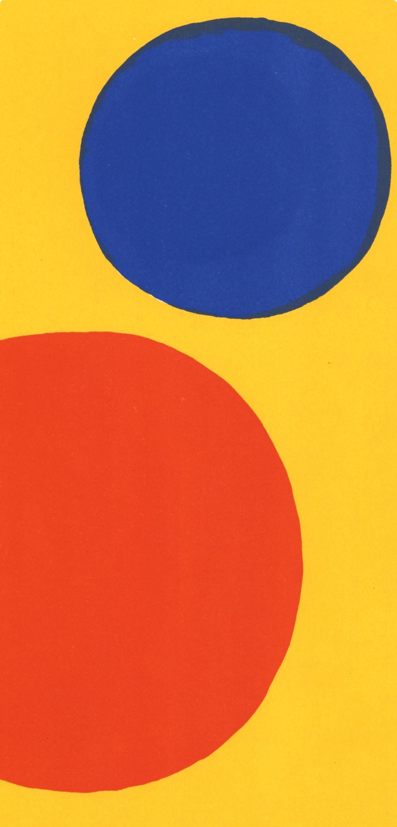 Alexander Calder, Composition, Derrière le miroir, Limited Edition Lithograph