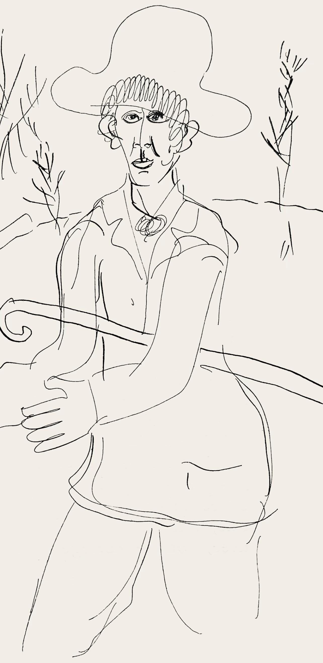 Marc Chagall, Composition, Suite Provinciale avec 92 dessins inédits de Marc Chagall, Limited Edition Lithograph
