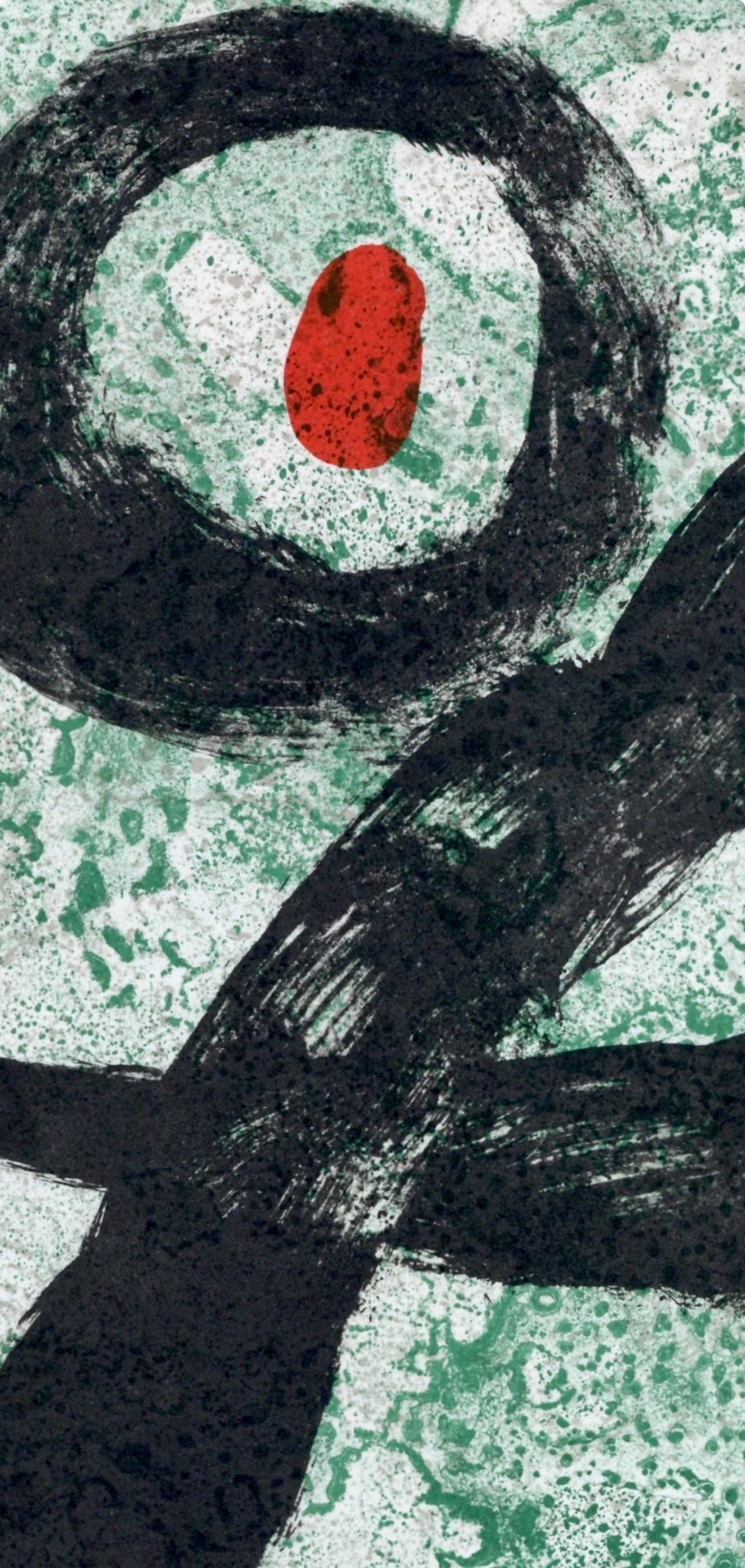 Joan Miró, Composition (Cramer 83; Mourlot 340-347), Derrière le miroir, Limited Edition Lithograph