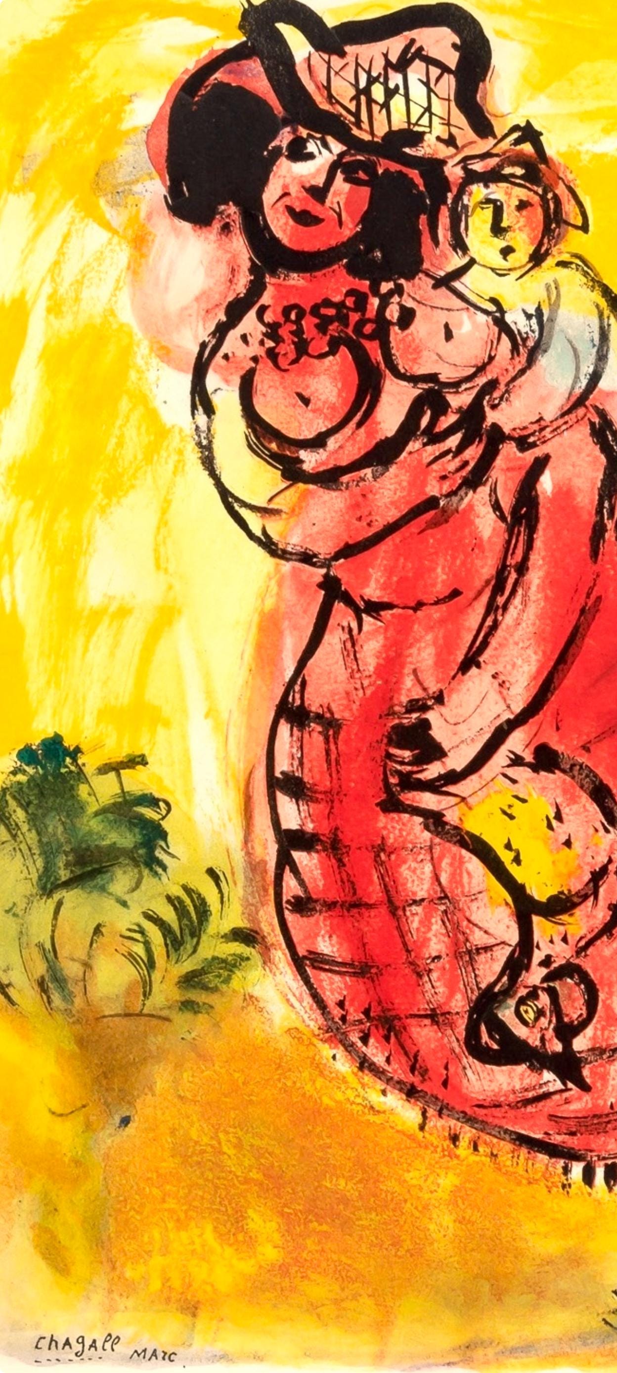 Marc Chagall, Composition, Couleur amour, Limited Edition Lithograph