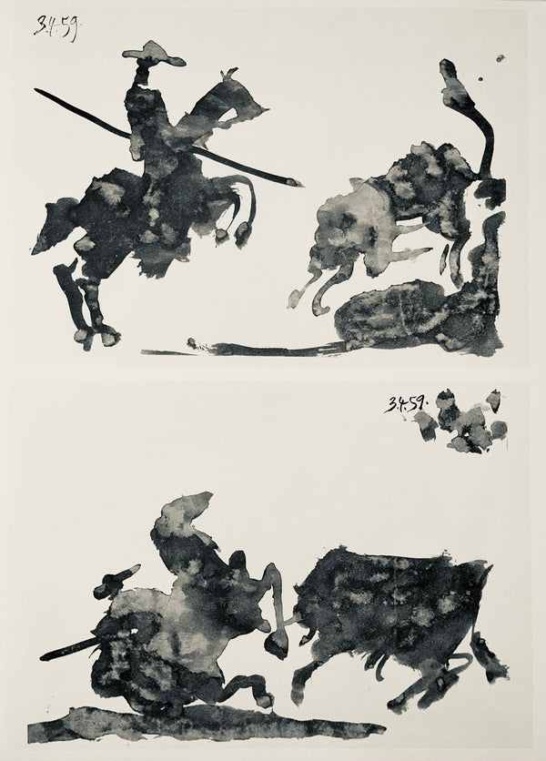 Pablo Picasso, Composition (Bloch 1276; Czwiklitzer 23), Toros y Toreros, Limited Edition Lithograph