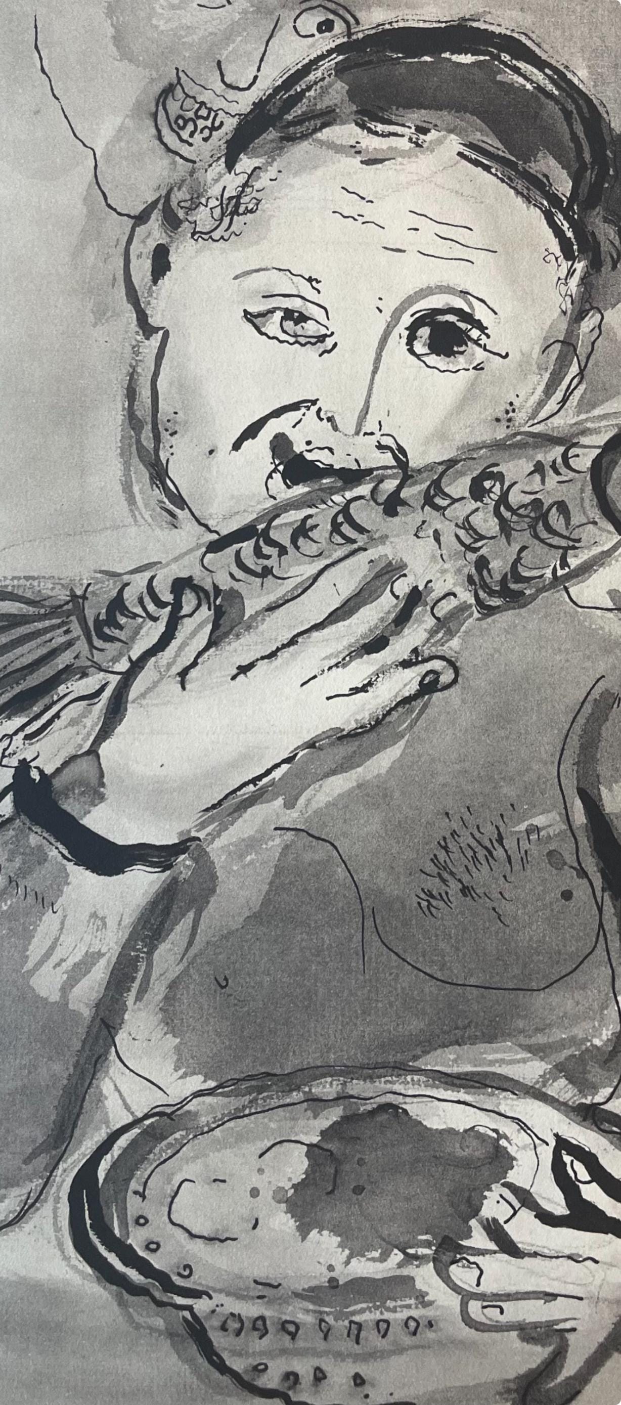 Marc Chagall, Composition, Contes de Boccace, Verve: Revue Artistique et Littéraire, Limited Edition Lithograph