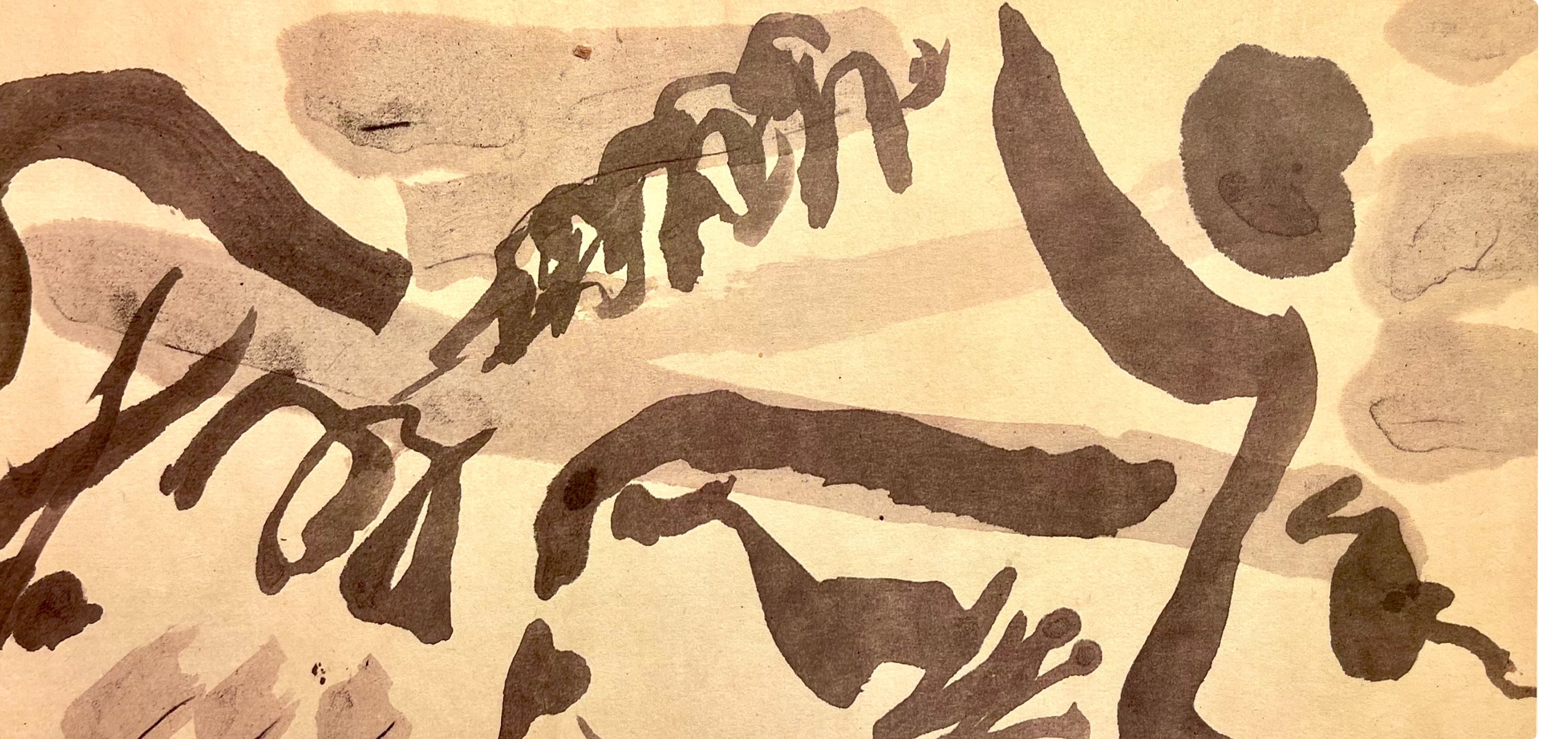 Jackson Pollock, Composition, Jackson Pollock, The Last Sketchbook, Limited Edition Lithograph