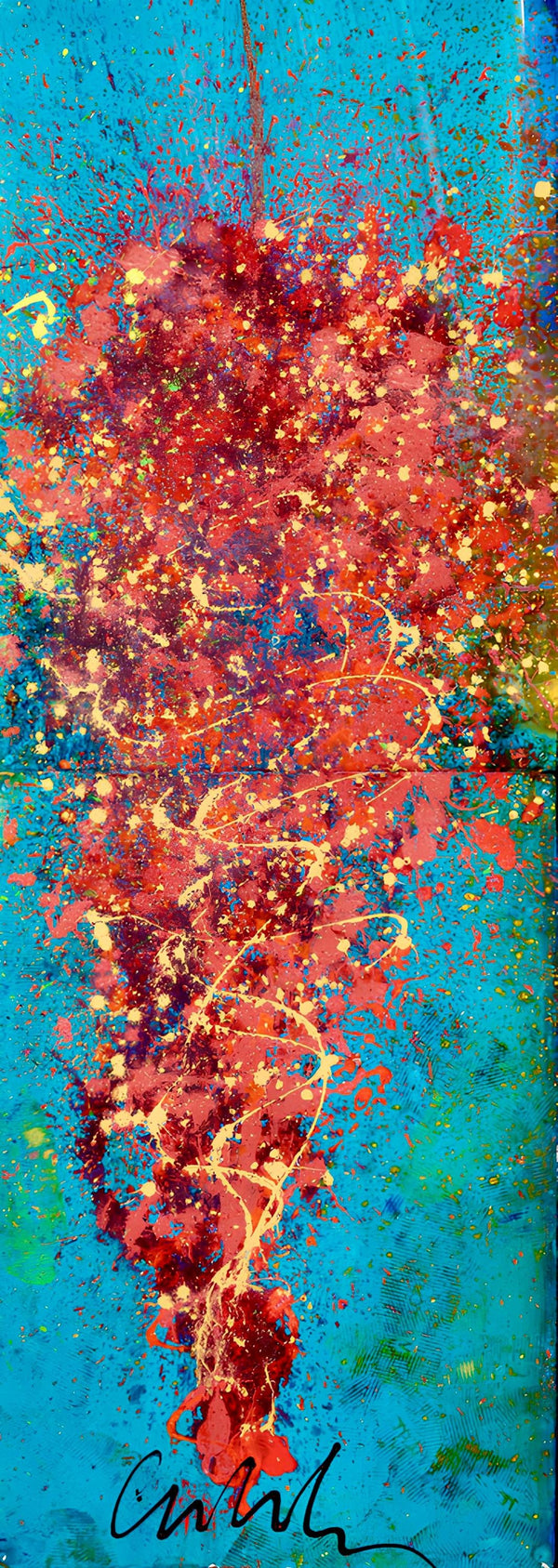 Dale Chihuly, Composition, Chandelier Series, Original Painting