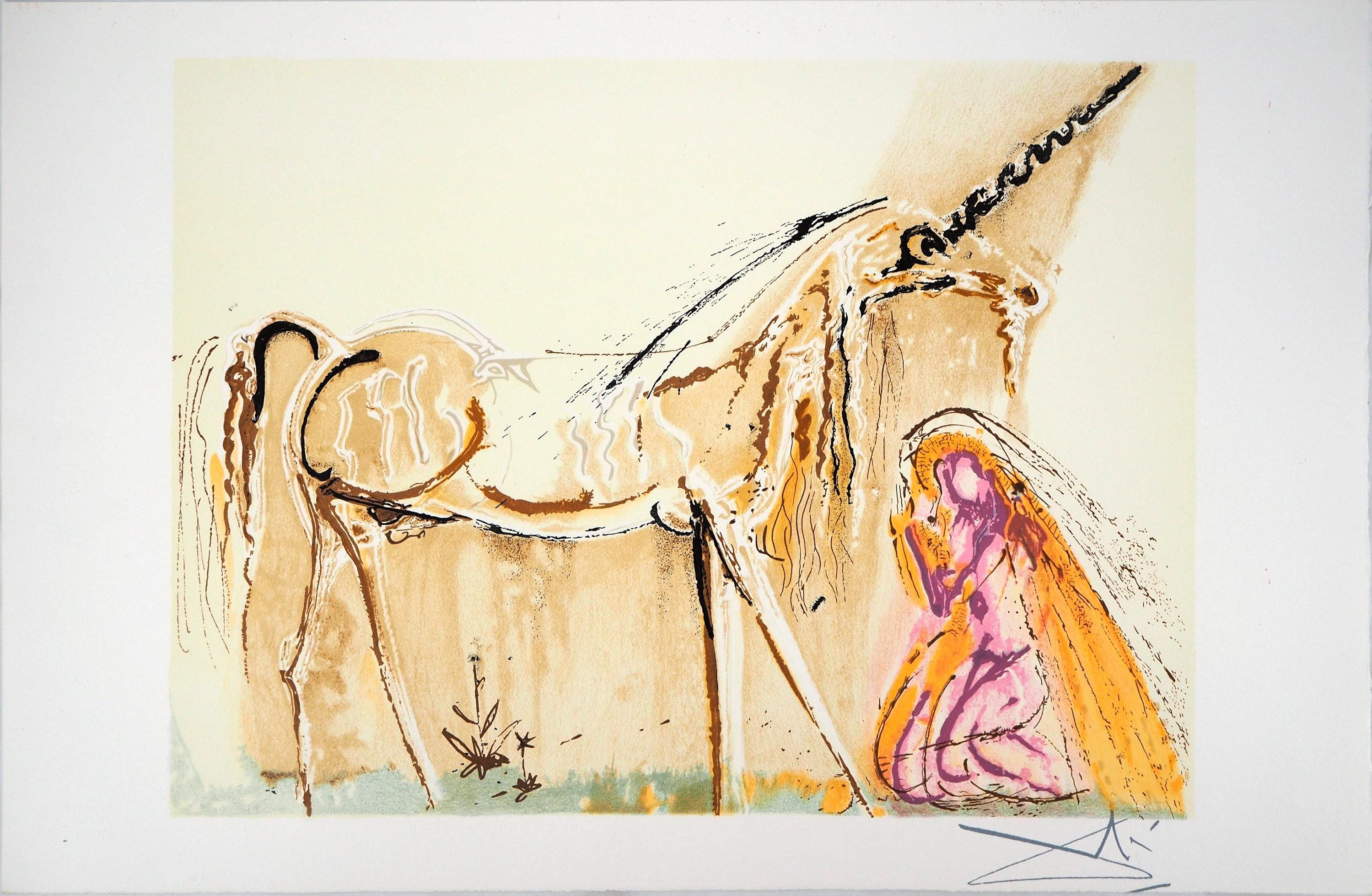 Salvador Dalí, La Licorne, Les Chevaux de Dalí, Limited Edition Lithograph