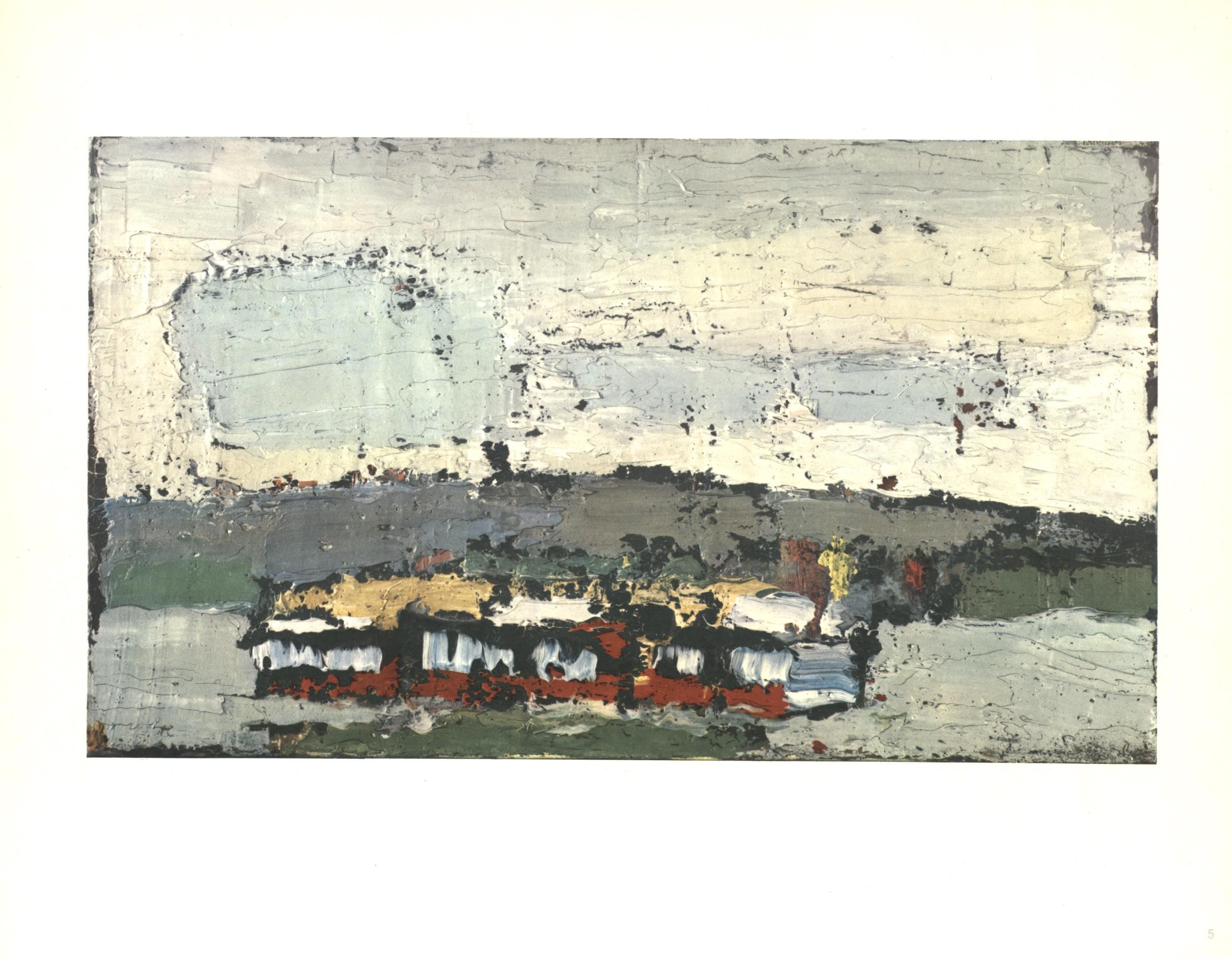 Nicolas de Staël, Composition, Nicolas de Staël, Peintres d'aujourd'hui, Limited Edition Lithograph