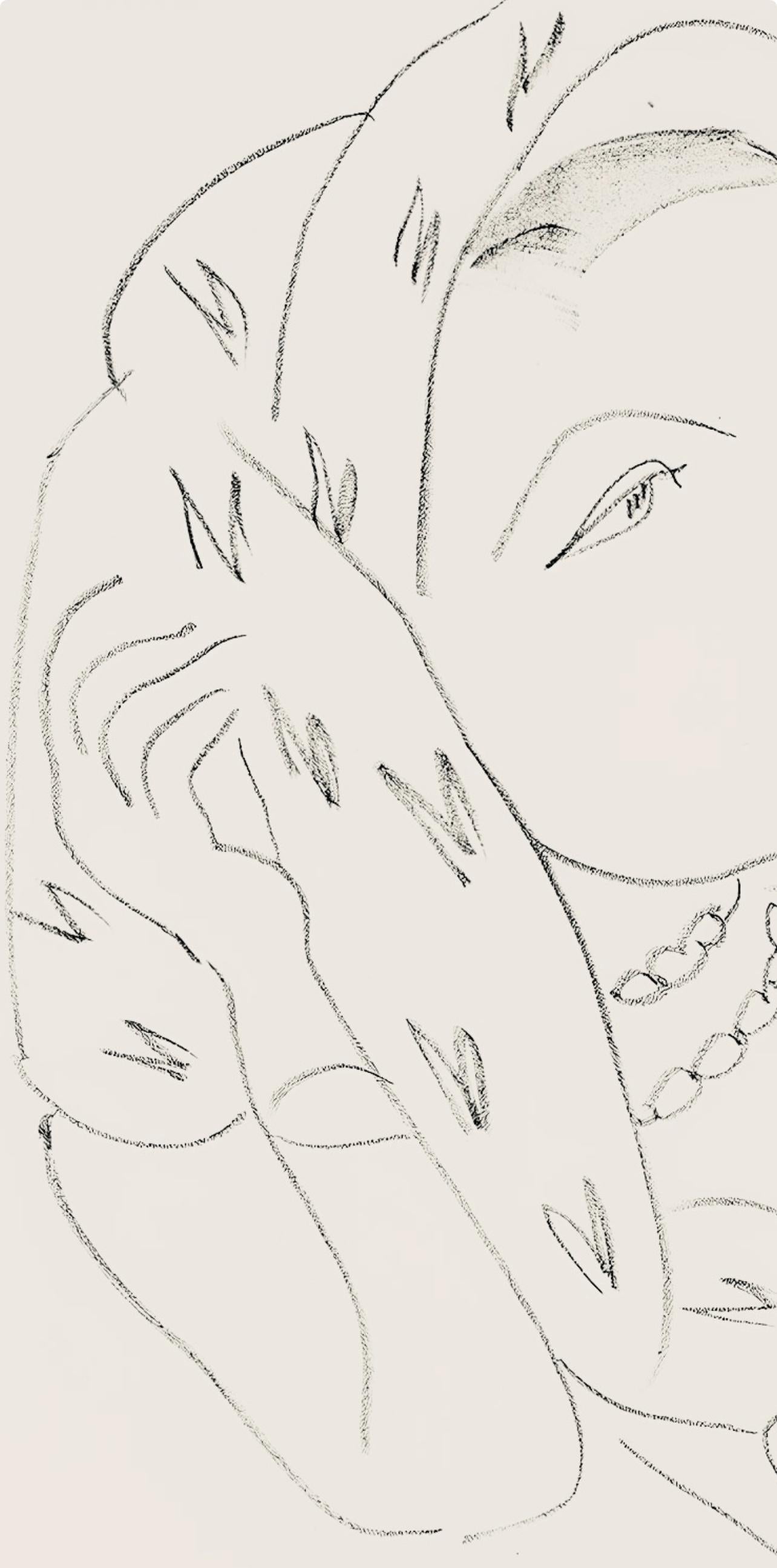 Henri Matisse, Série L, var. 16 (Duthuit 9), Henri Matisse, Dessins, Thèmes et variations, Limited Edition Lithograph