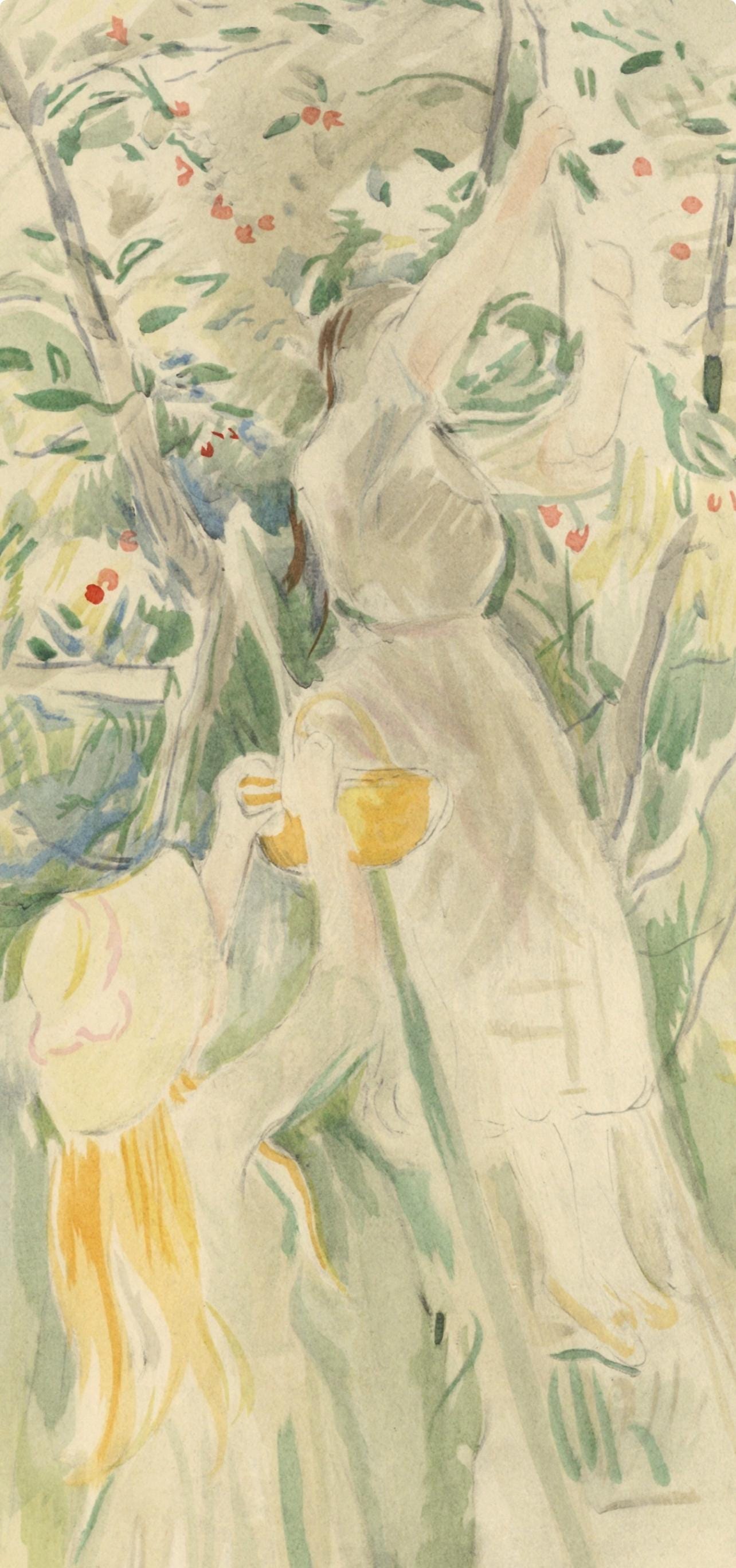 Berthe Morisot, Le Cerisier, Berthe Morisot Seize Aquarelles, Limited Edition Lithograph
