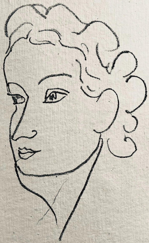 Henri Matisse, Lithographie IV (Duthuit 20), Repli, Gravures de Henri Matisse, Limited Edition Lithograph