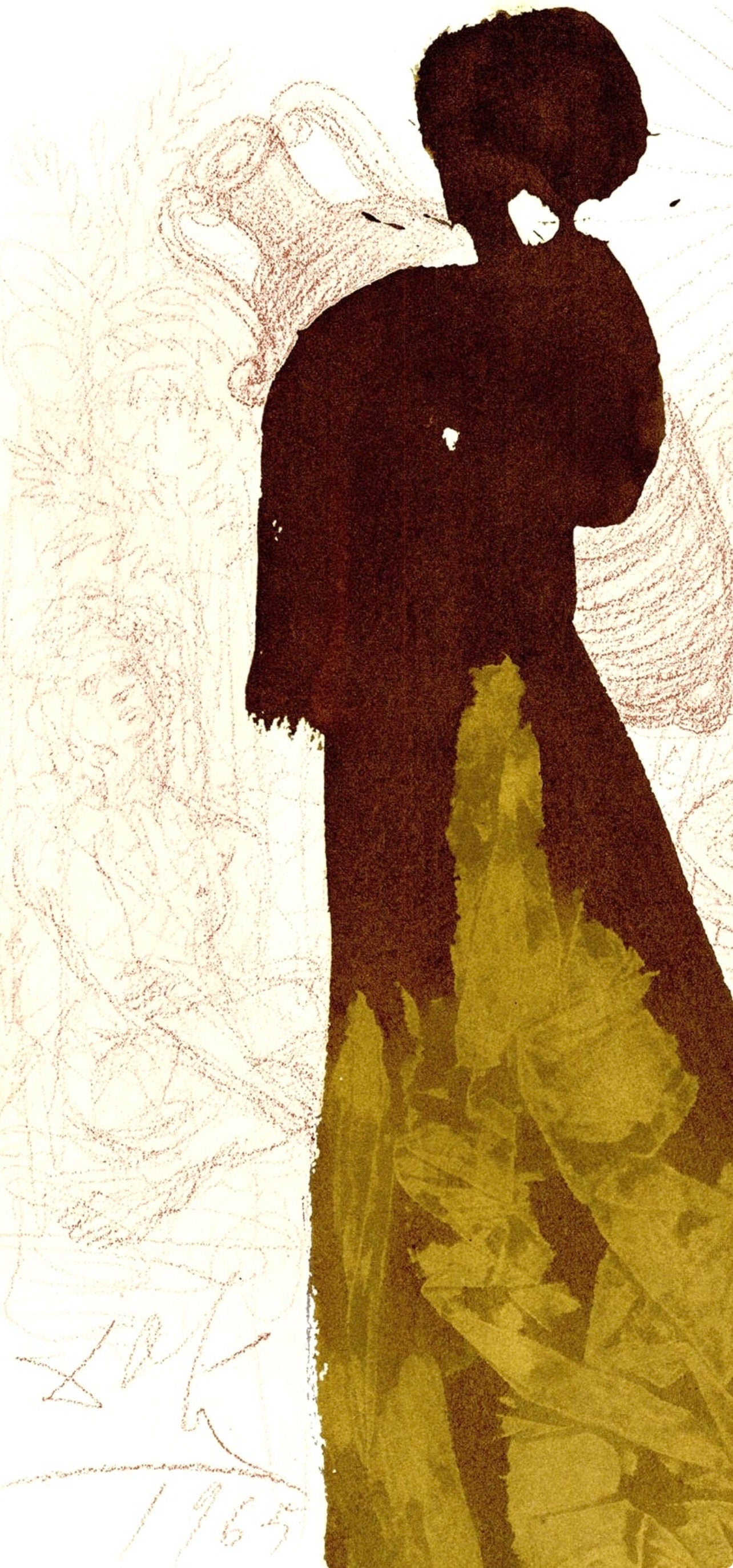 Salvador Dali, Composition (Michler/Löpsinger 1600; Field 69-3), Biblia Sacra, Limited Edition Lithograph