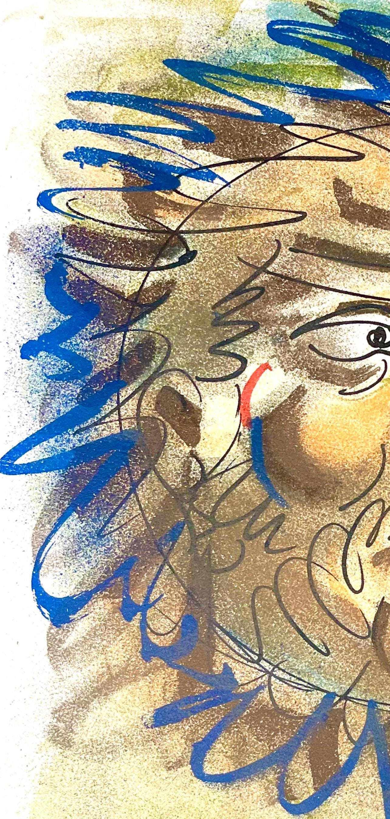 Hans Erni, Composition, Réflexions Simples Sur Le Corps, Limited Edition Lithograph