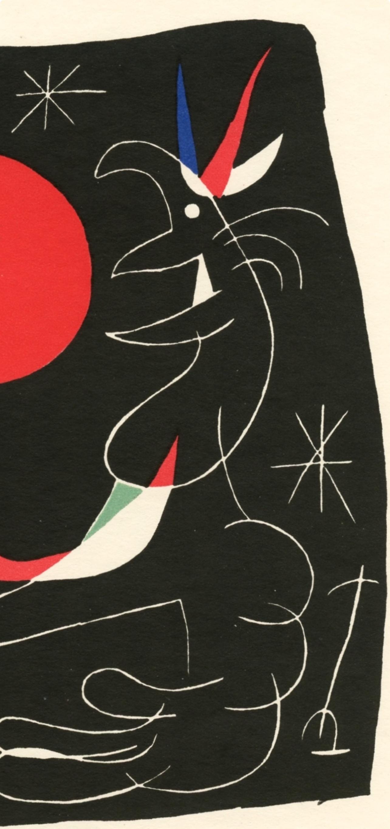 Joan Miró, Composition (Cramer 39), Joan Miró, Limited Edition Lithograph