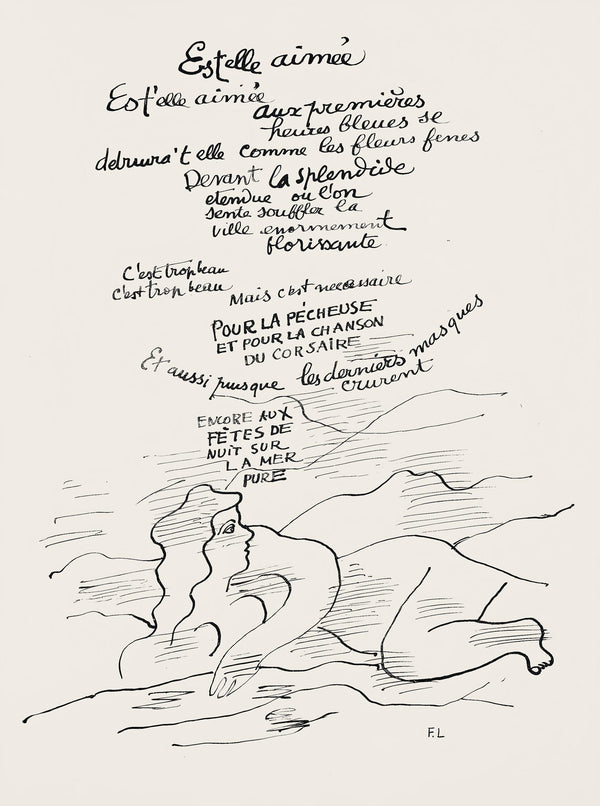 Fernand Léger, Composition (Saphire 24-38), Les Illuminations, Limited Edition Lithograph