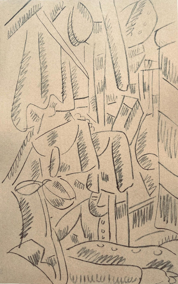 Fernand Léger, Soldats Dans Une Maison En Ruines, Fernand Léger, Dessins de Guerre, Limited Edition Lithograph