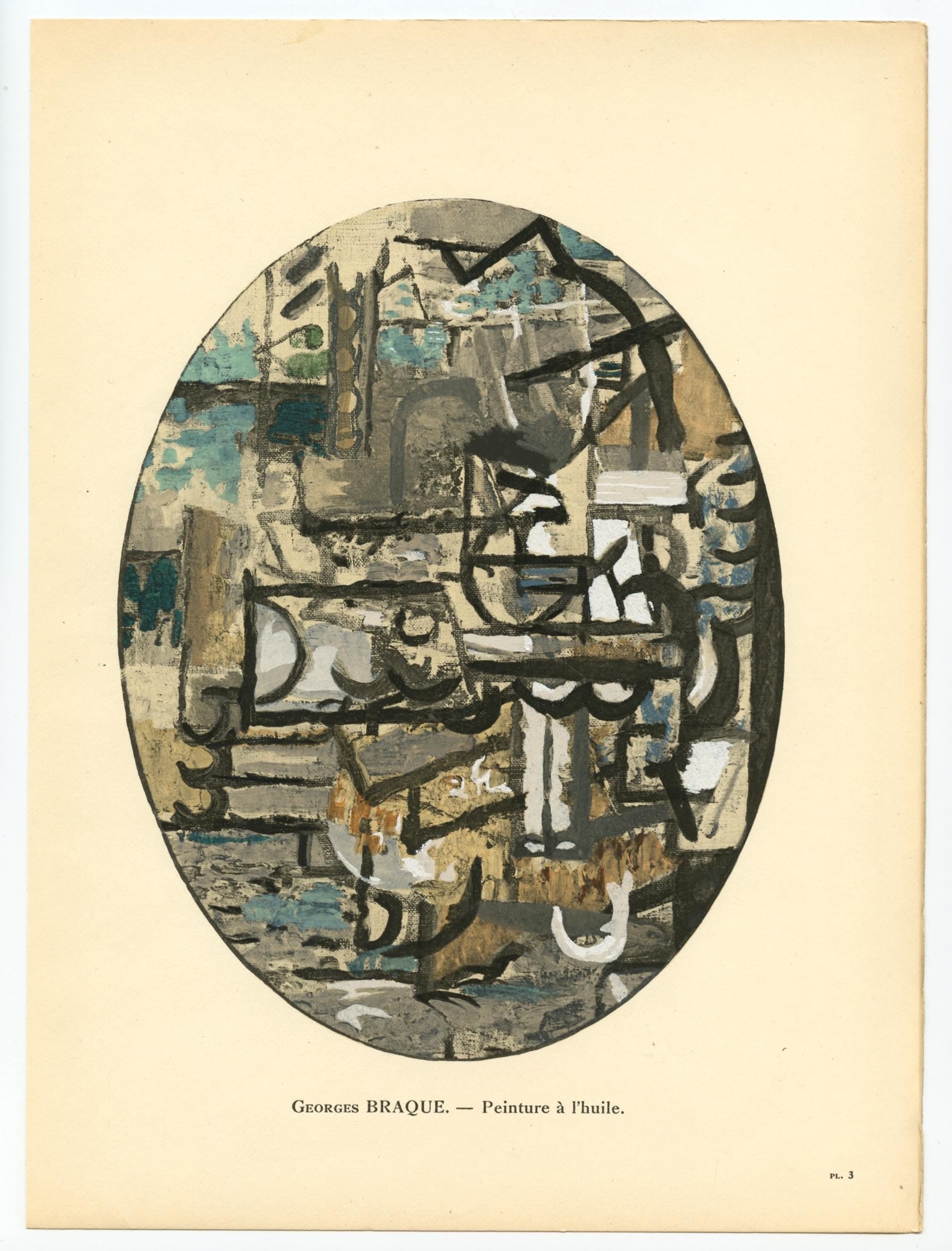 Georges Braque, Composition, L'Art Cubiste, Theories et Realistions, Limited Edition Lithograph